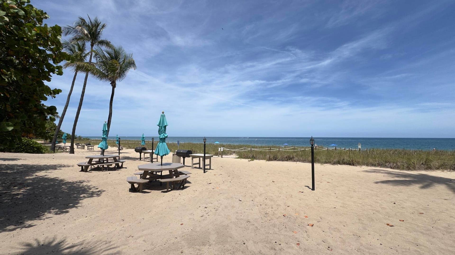 5100 N Ocean Boulevard, #804, Lauderdale By The Sea, FL 33308 Oceanfront grills and picnic tables
