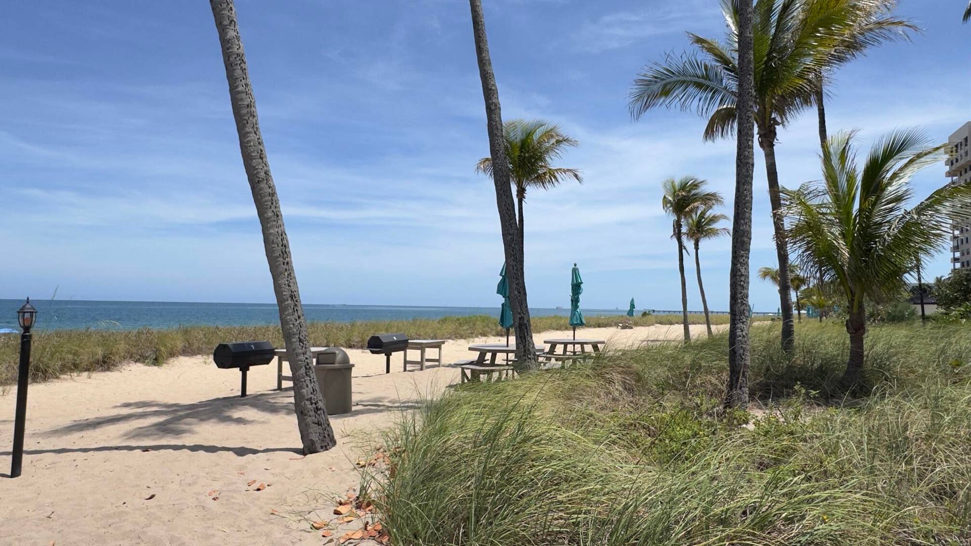 5100 N Ocean Boulevard, #804, Lauderdale By The Sea, FL 33308 Oceanfront grills and picnic tables