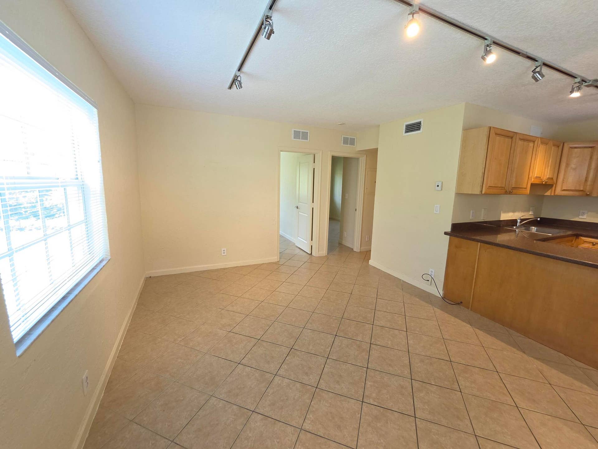 Bright open living room