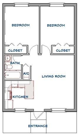 2660 NE 8th Avenue, #302, Wilton Manors, FL 33334 Floorplan