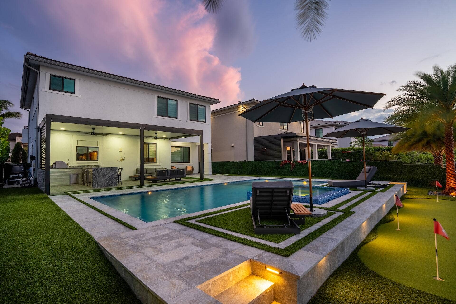 POOL SUNSET