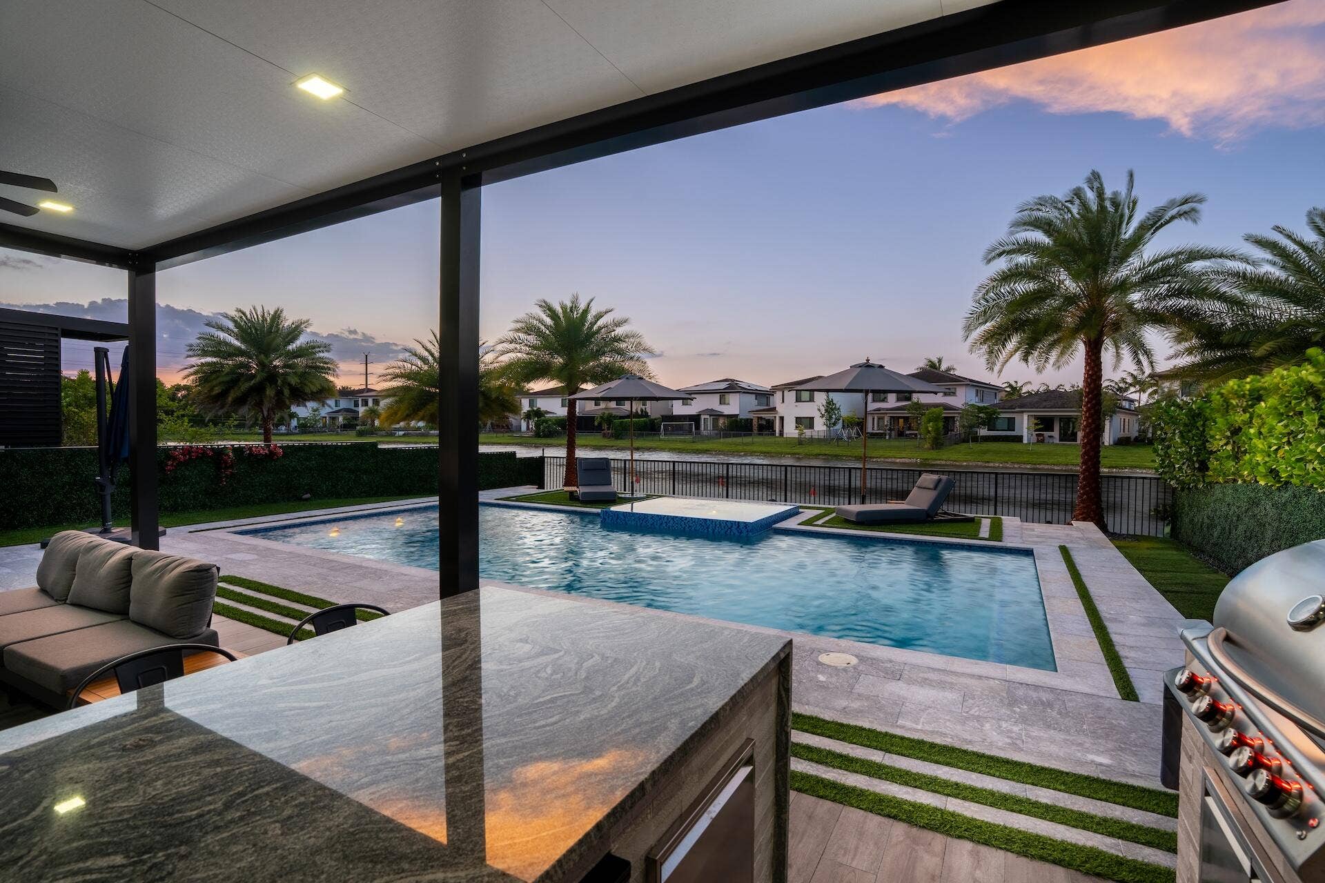 POOL SUNSET