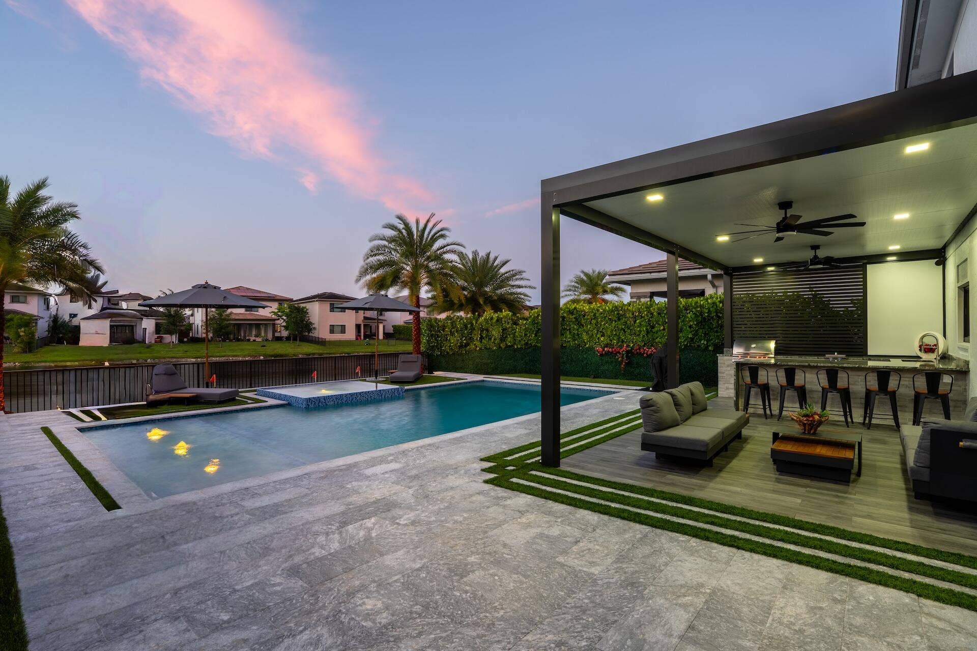 POOL SUNSET