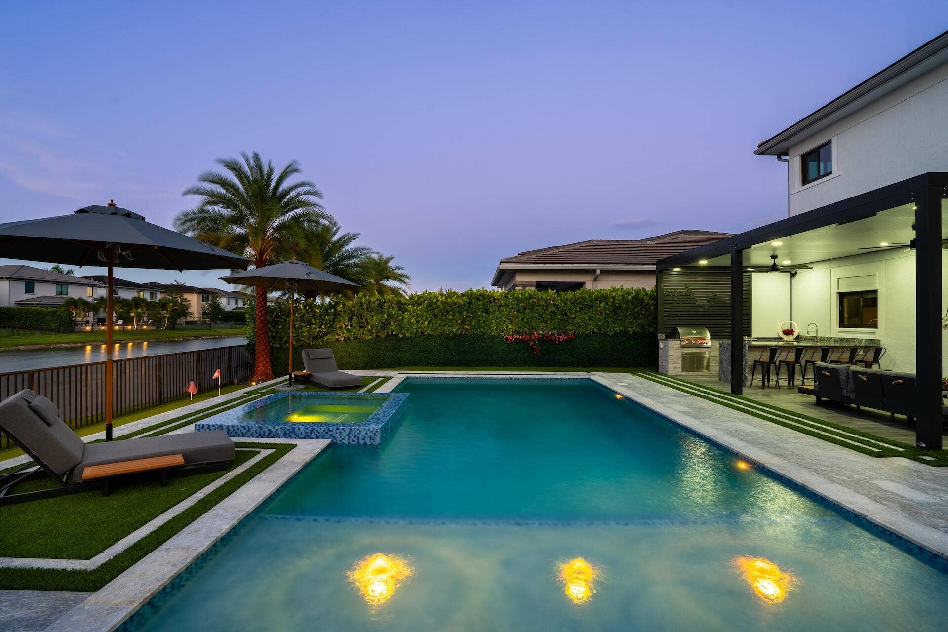 POOL SUNSET