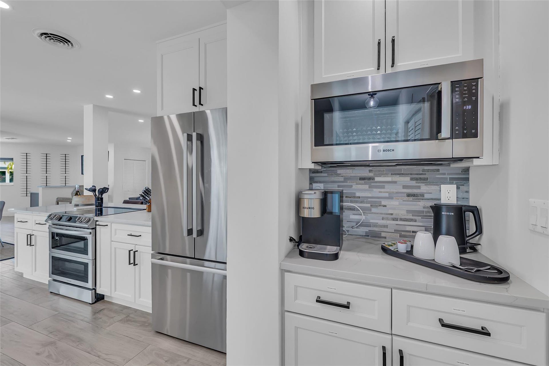 Coffee Station / Open Chef's Kitchen Layout