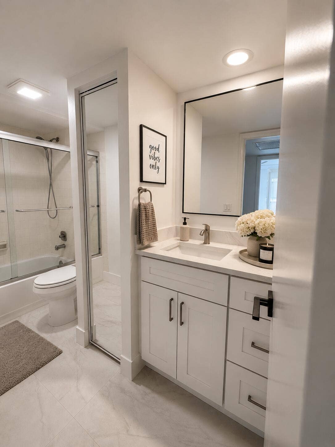 Guest Bath Staged
