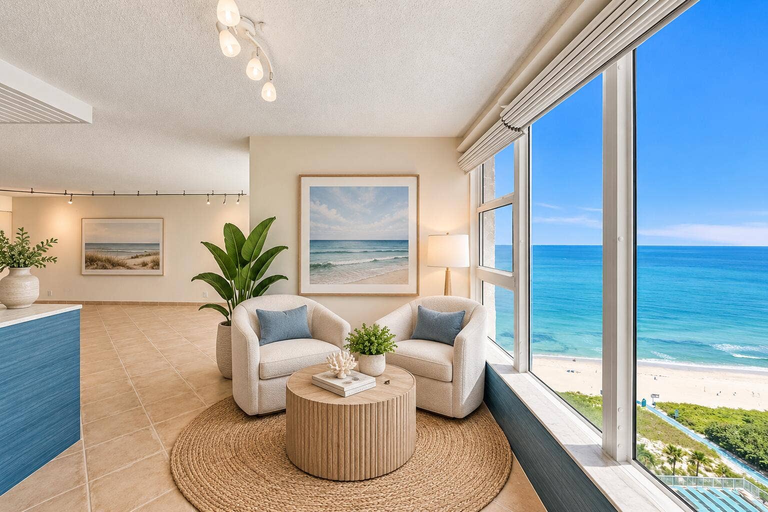 Virtually Staged Breakfast Nook