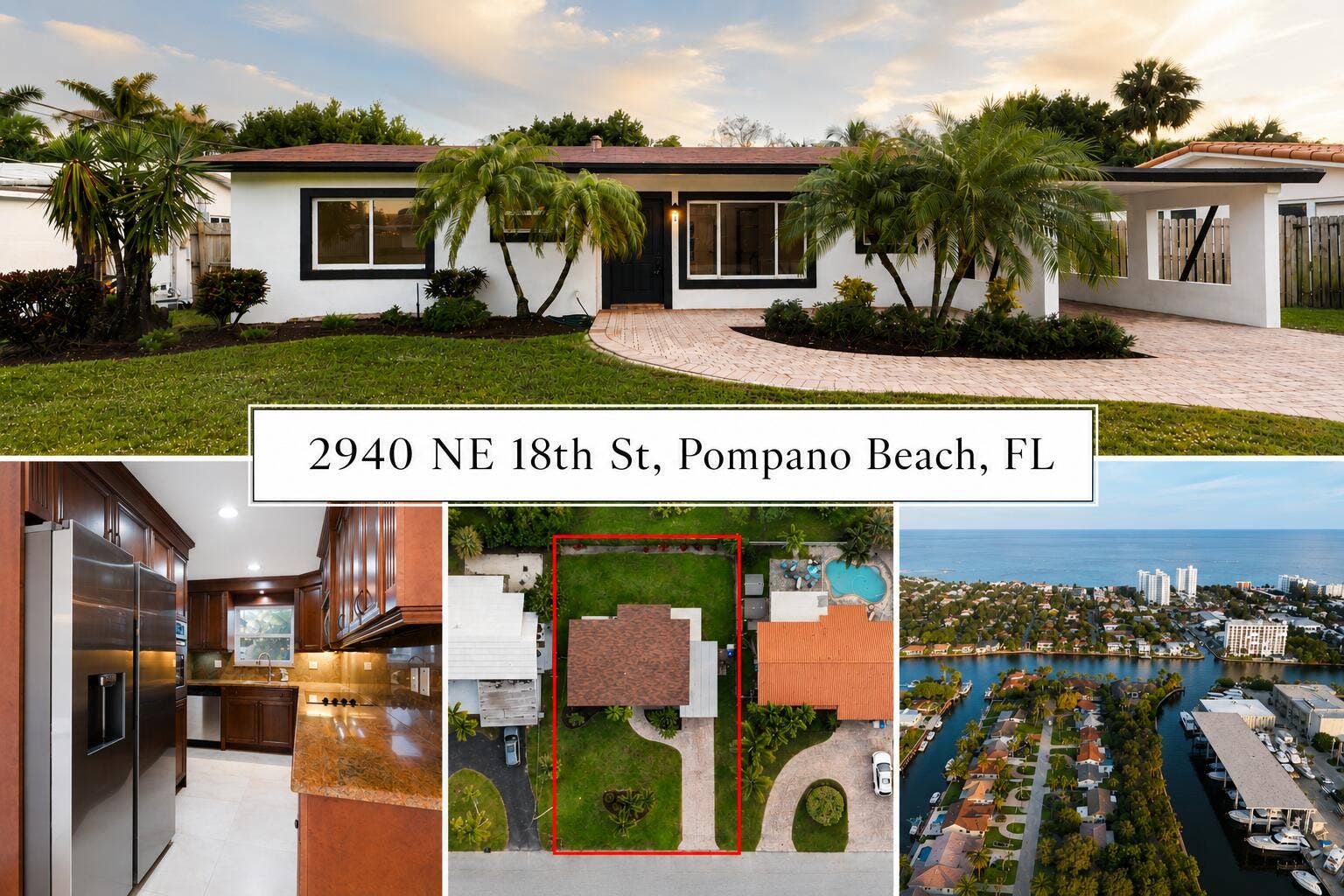 2940 NE 18th Street, Pompano Beach, FL 33062 PROPERTY COLLAGE