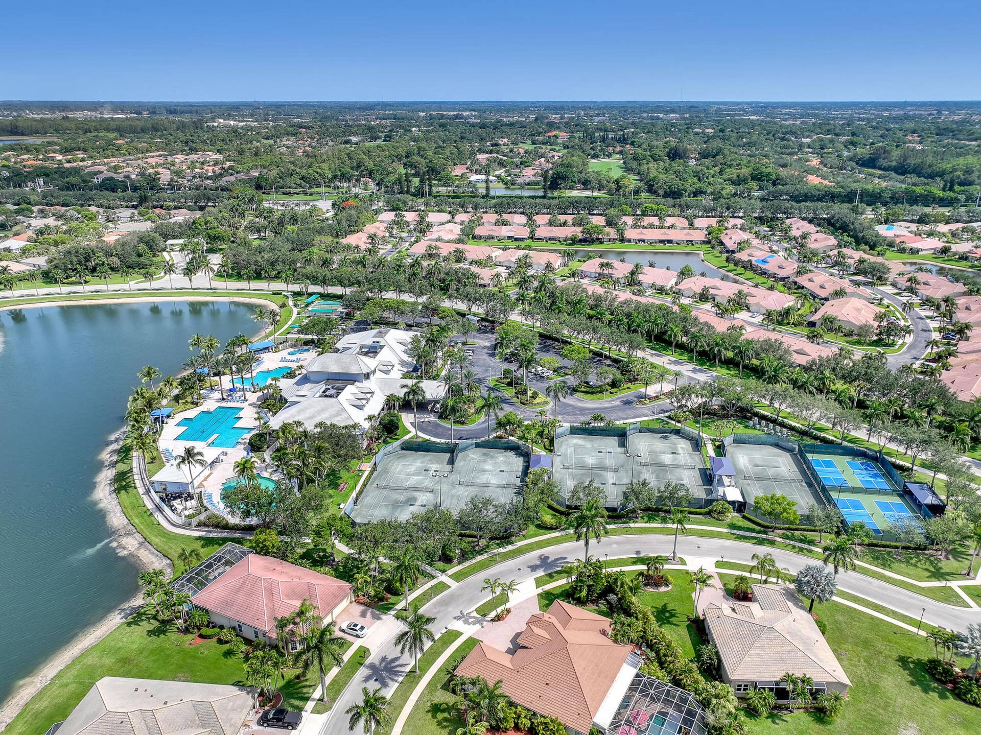 2649 Clipper Circle, West Palm Beach, FL 33411 various courts, multiple pools, billiards, fitness center, card rooms and so much more!