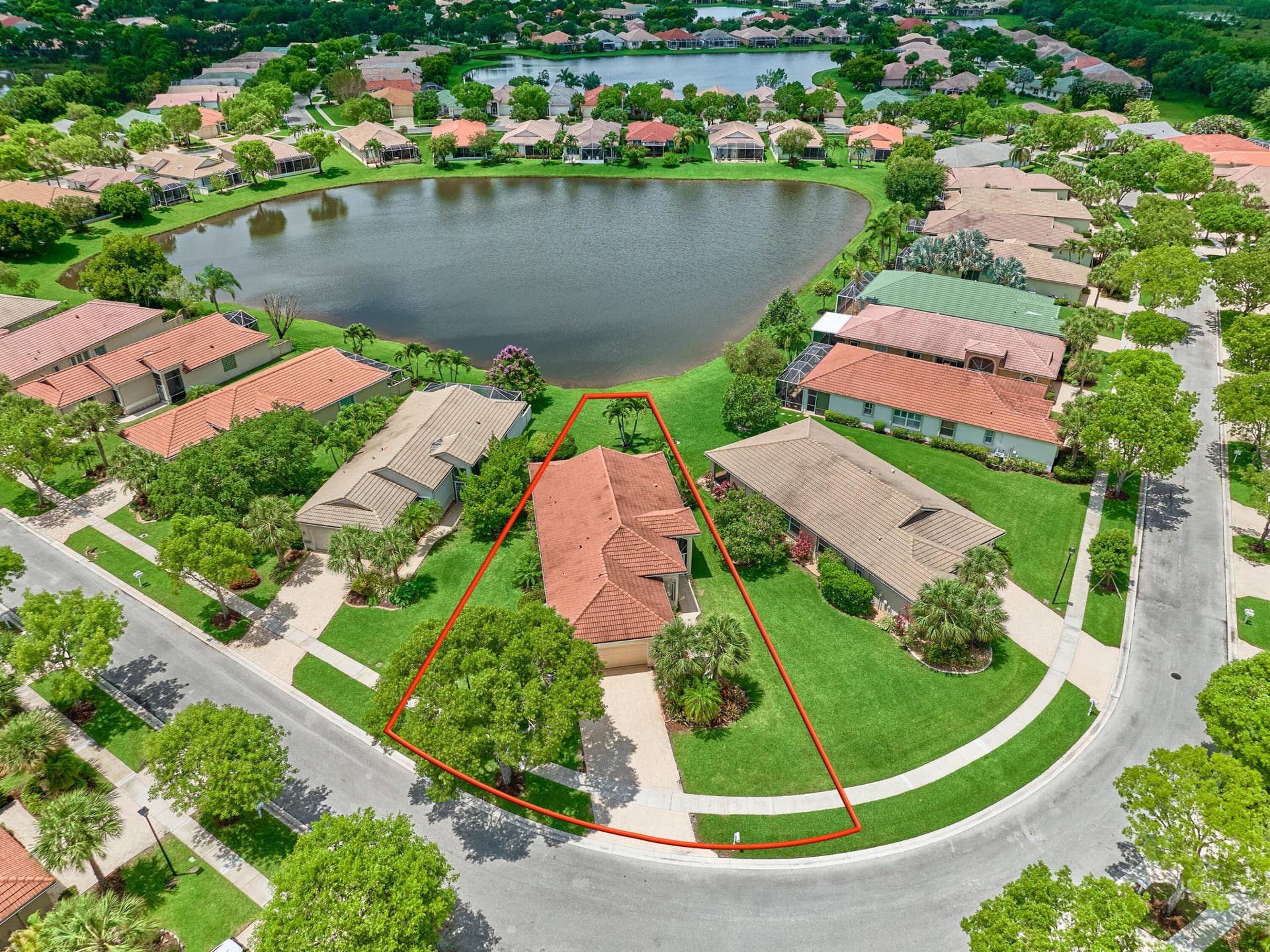 2649 Clipper Circle, West Palm Beach, FL 33411 Pie Shaped Lot
