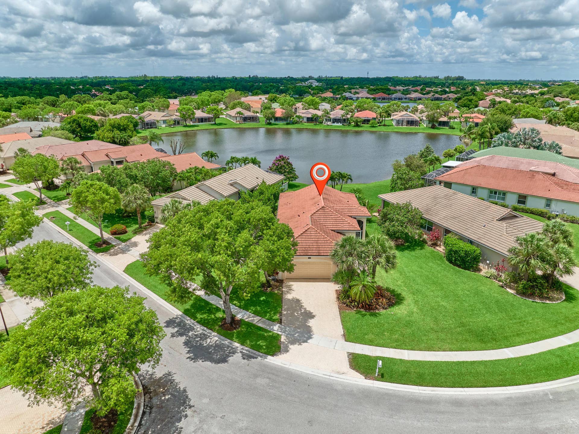 2649 Clipper Circle, West Palm Beach, FL 33411 Oversized water front Lot