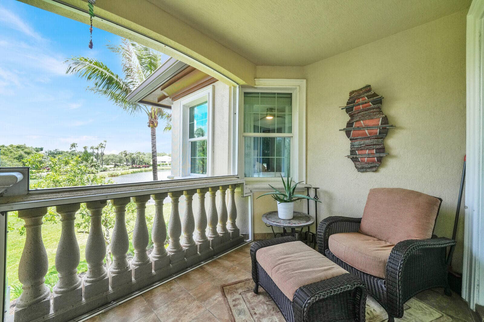 99 Tresana Boulevard, #1, Jupiter, FL 33478 Screened Balcony with Water View