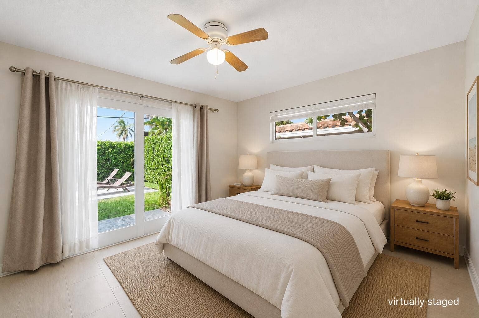 Primary Bedroom Virtually Staged