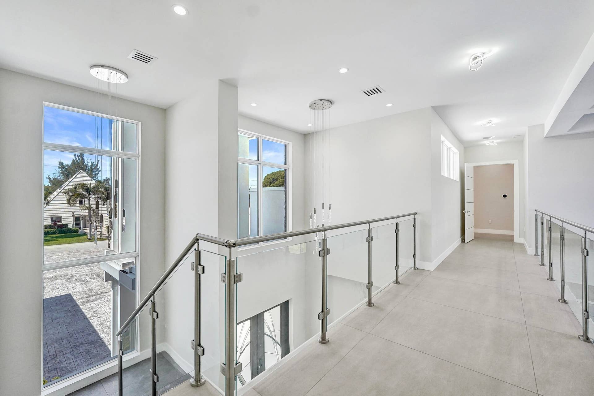 Upstairs walkway