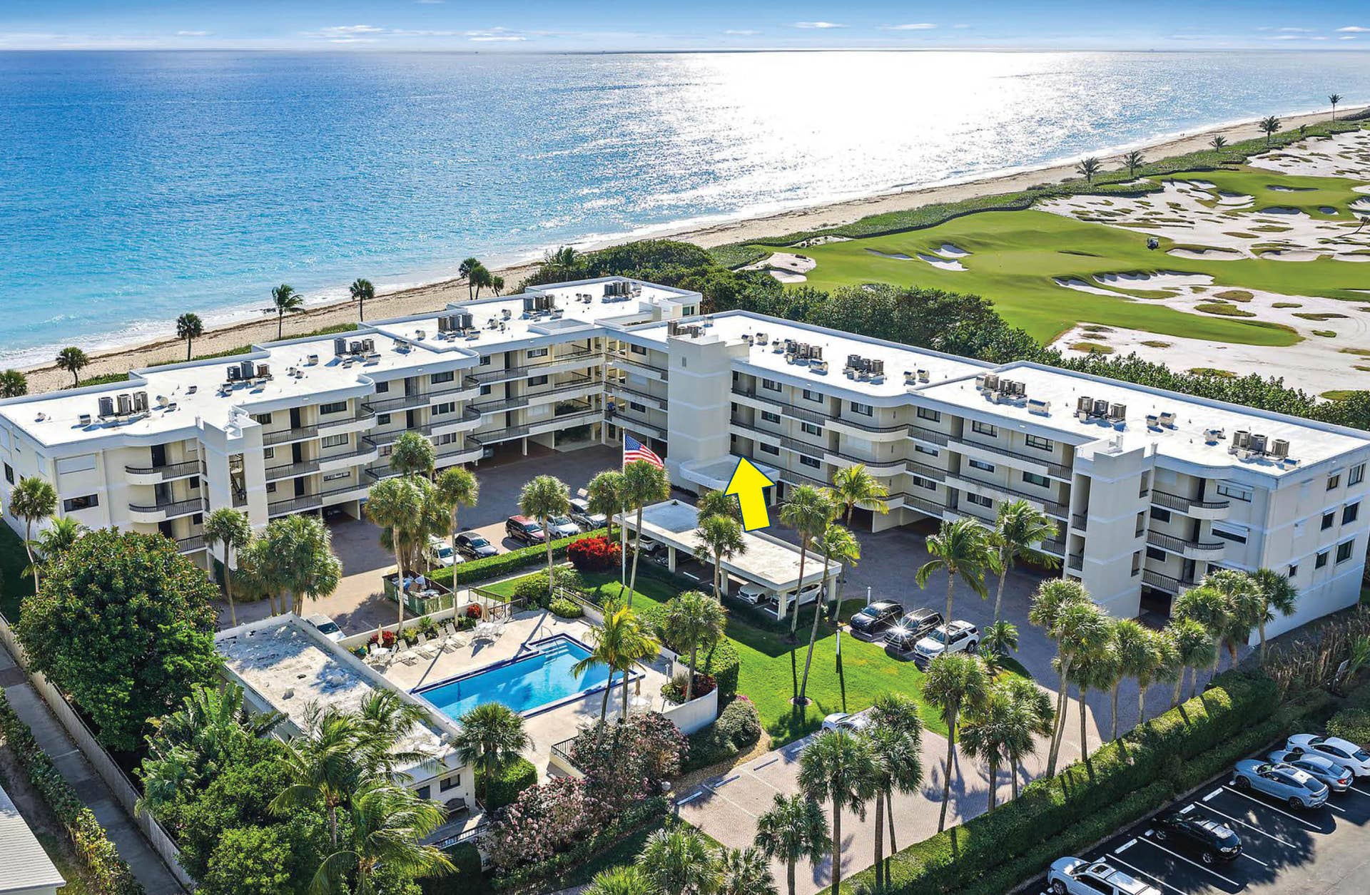 70 Celestial Way, #108, Juno Beach, FL 33408 Aerial view looking South East