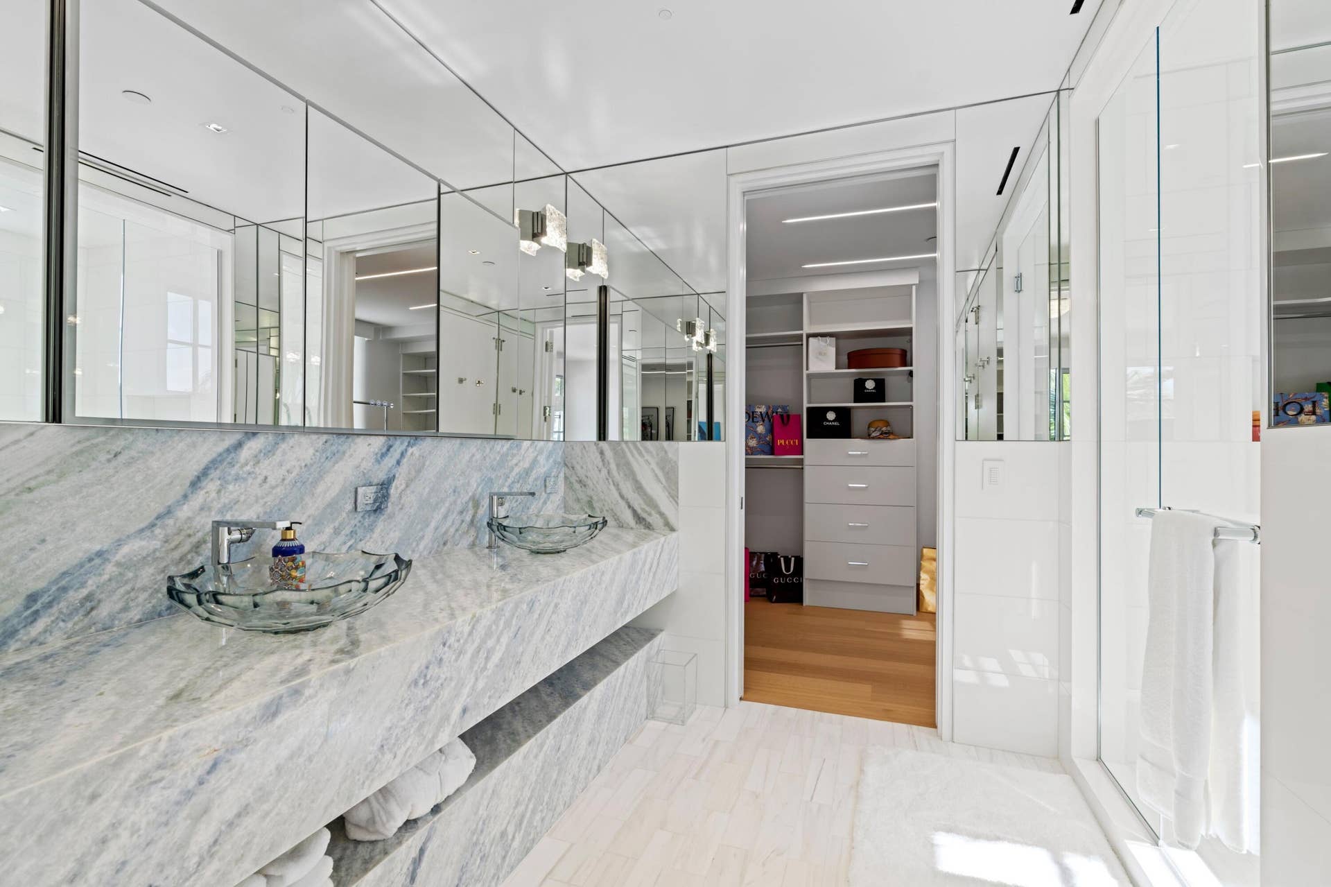 247 Worth Avenue, #Penthouse, Palm Beach, FL 33480 Dual Sinks and Vanity