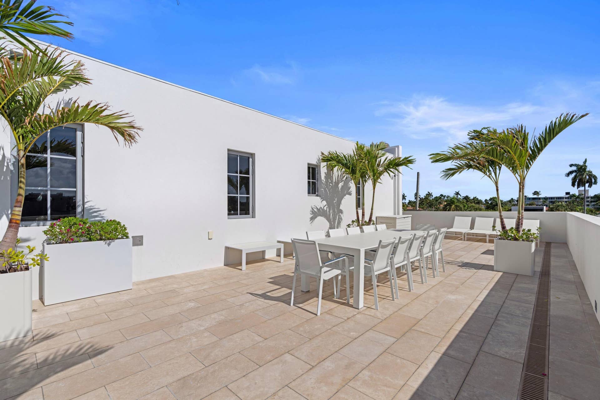 247 Worth Avenue, #Penthouse, Palm Beach, FL 33480 East Side of Spacious Balcony/Patio