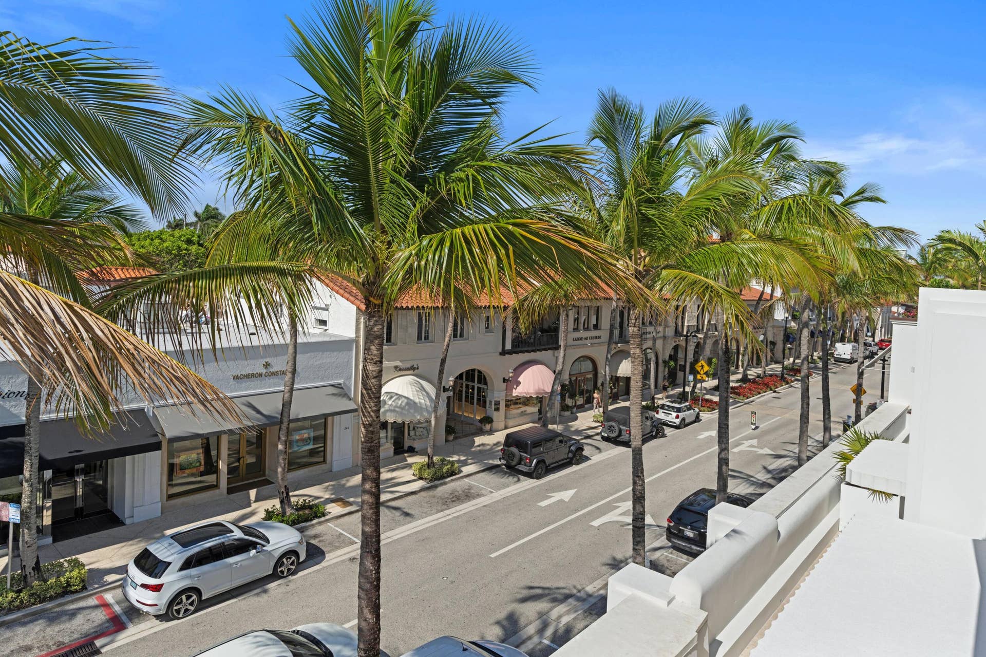 247 Worth Avenue, #Penthouse, Palm Beach, FL 33480 From North Side of Worth Avenue
