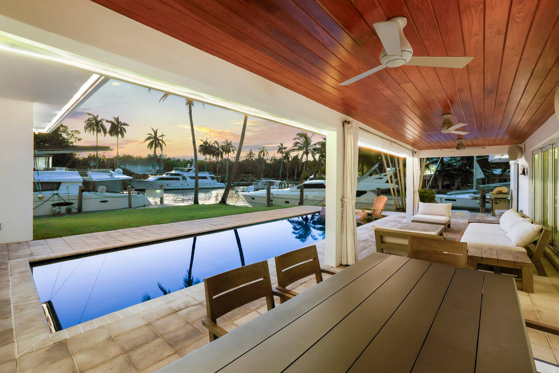1321 Tangelo Isle, Fort Lauderdale, FL 33315 Waterfront Covered Patio