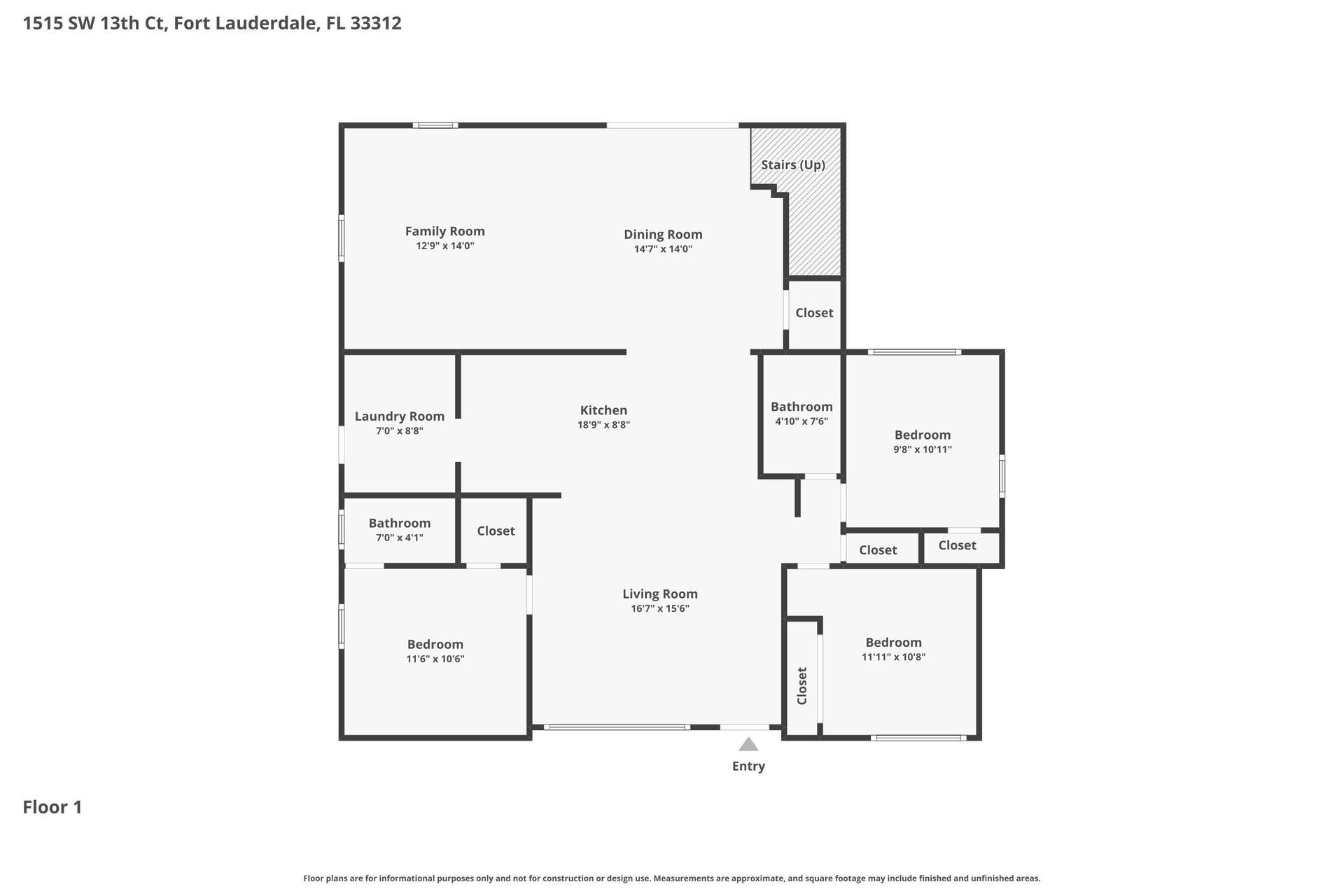 1515 SW 13th Court, Fort Lauderdale, FL 33312 Floor-1