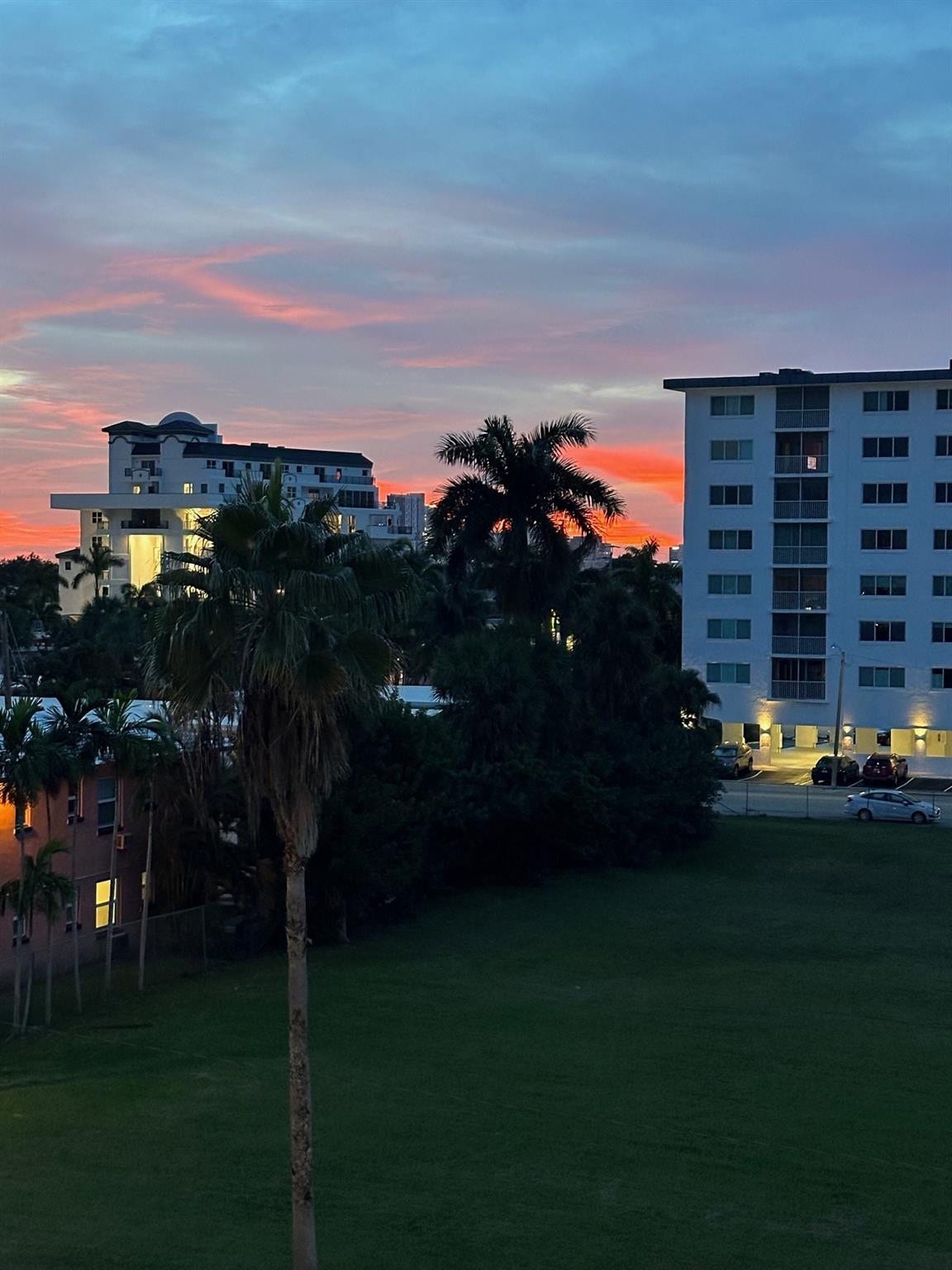 Sunset view from Private Balcony
