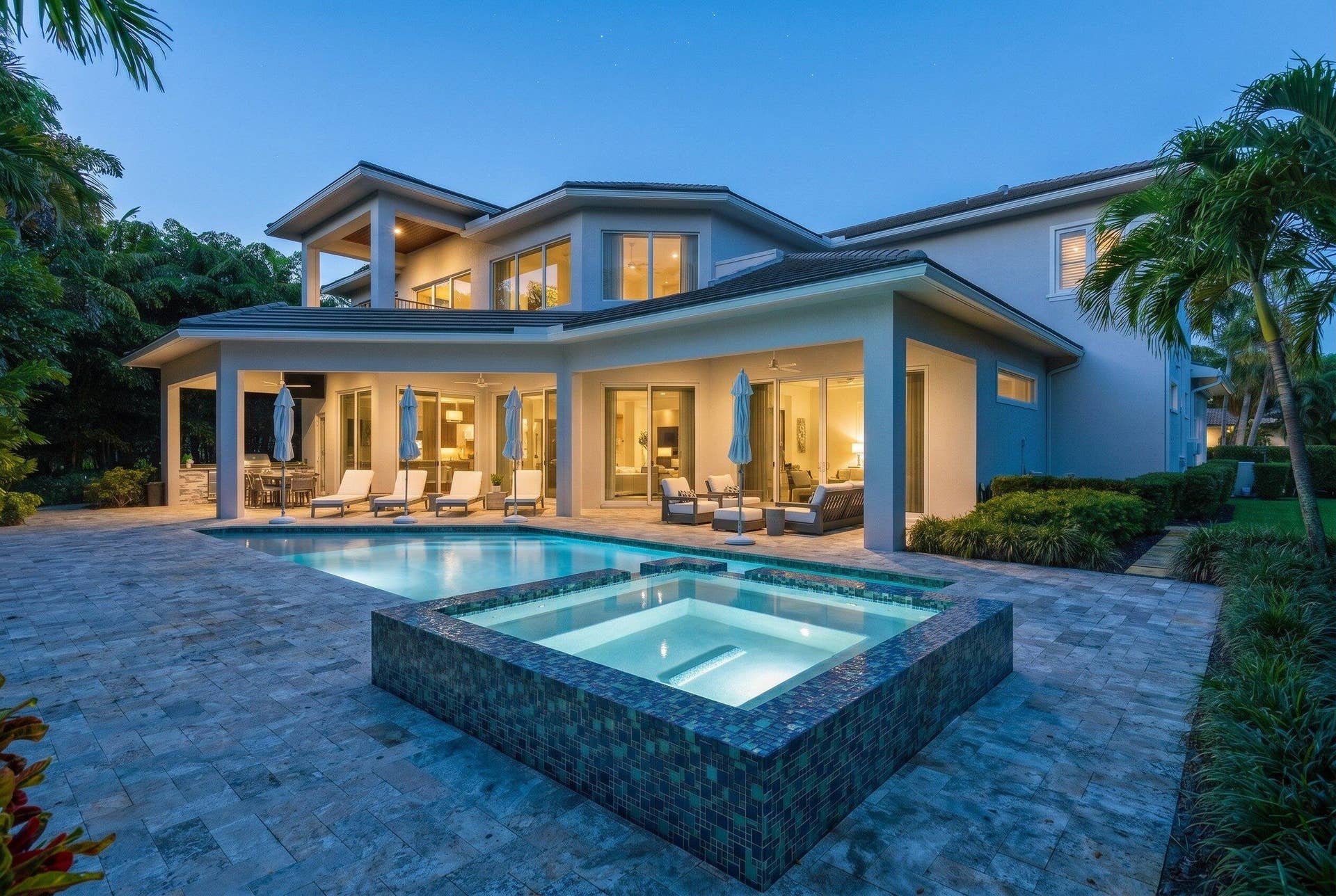 17661 Scarsdale Way, Boca Raton, FL 33496 twilight spa and pool
