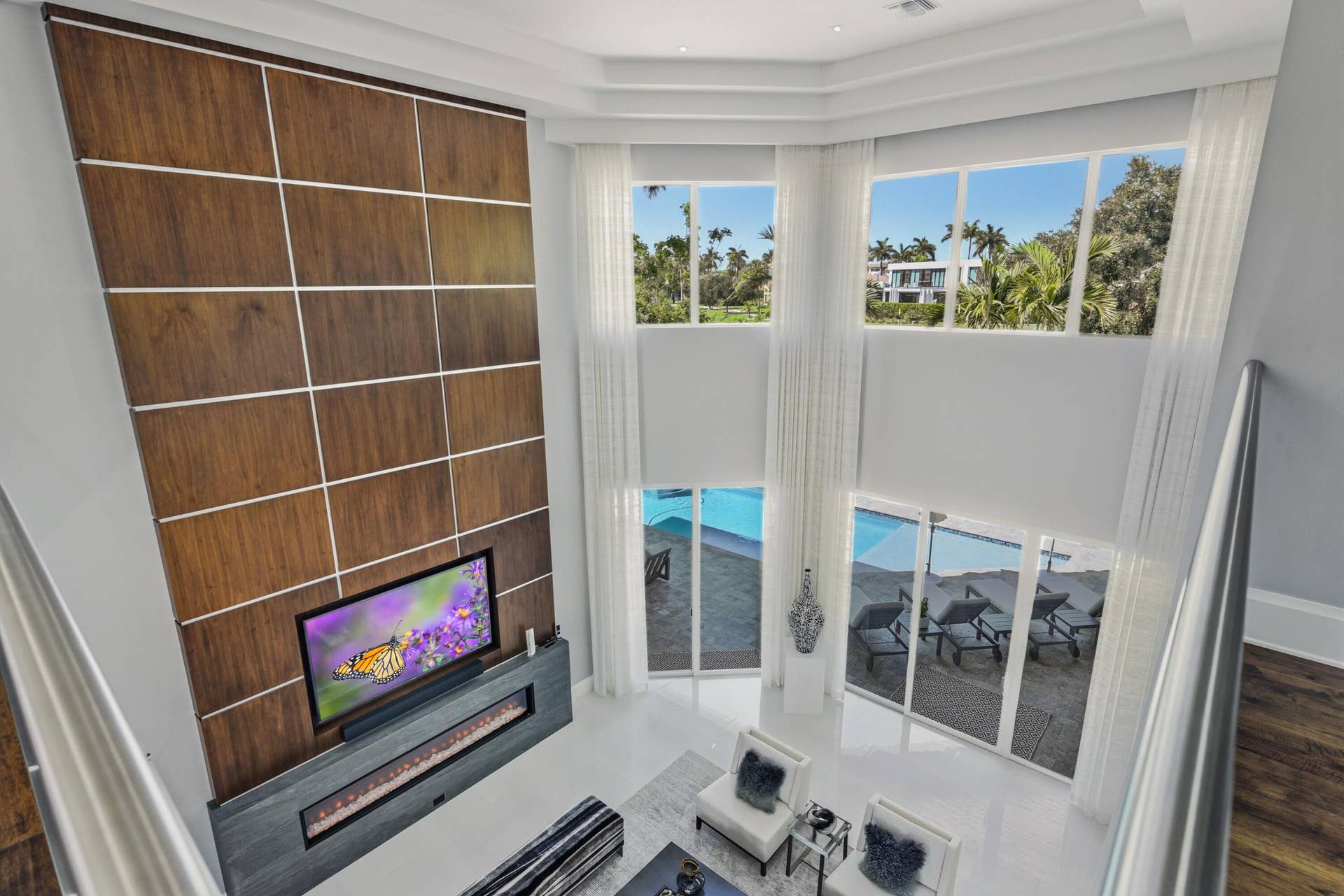 17661 Scarsdale Way, Boca Raton, FL 33496 living room from 2nd floor