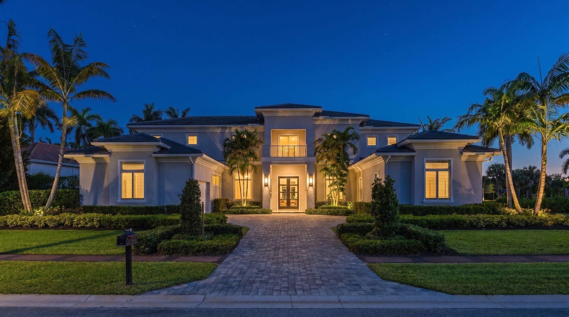 17661 Scarsdale Way, Boca Raton, FL 33496 twilight exterior