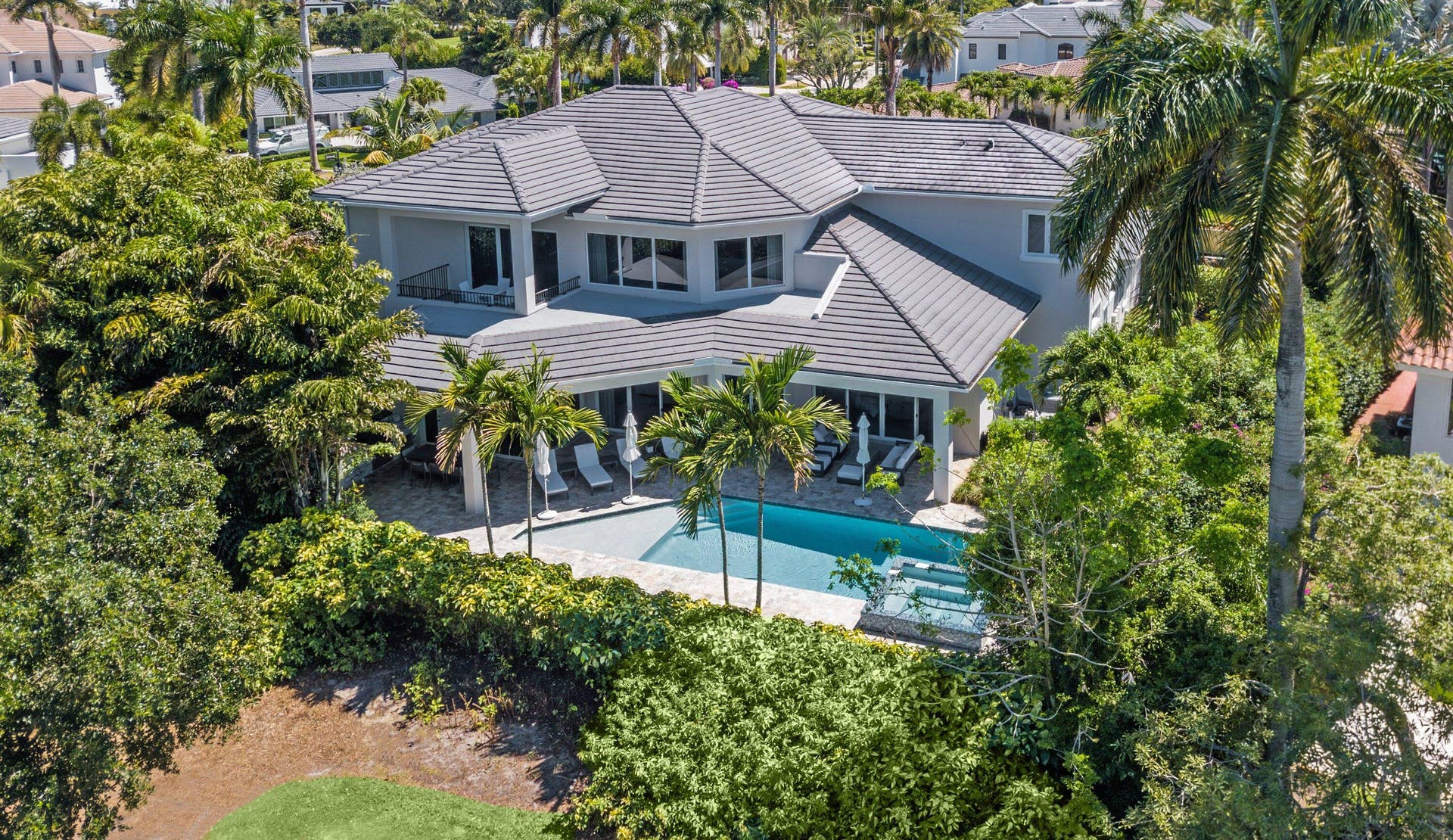 17661 Scarsdale Way, Boca Raton, FL 33496 aerial