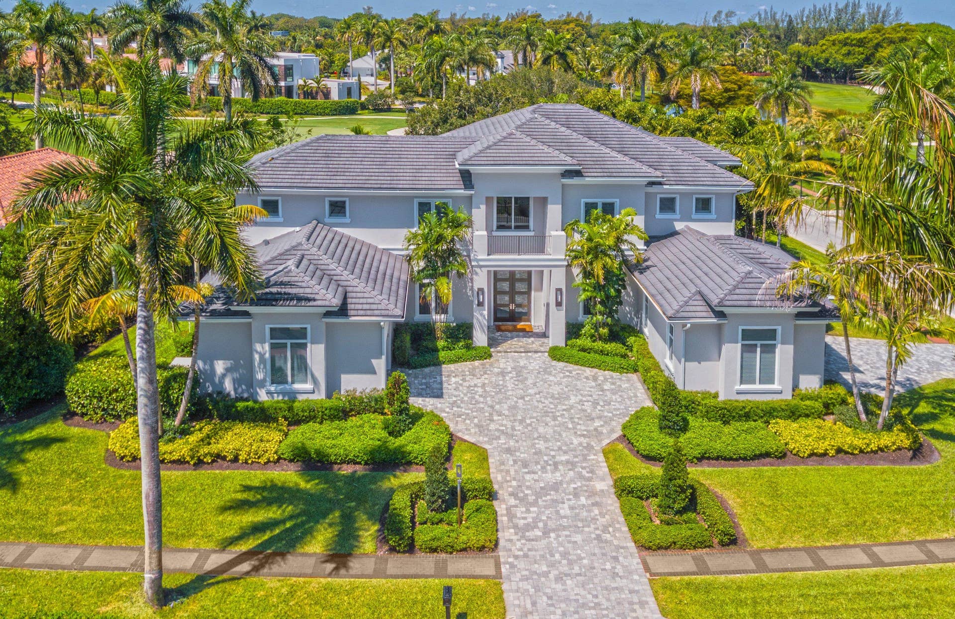 17661 Scarsdale Way, Boca Raton, FL 33496 aerial