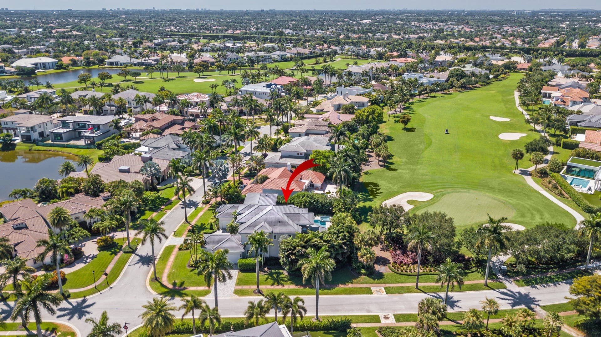 17661 Scarsdale Way, Boca Raton, FL 33496 aerial
