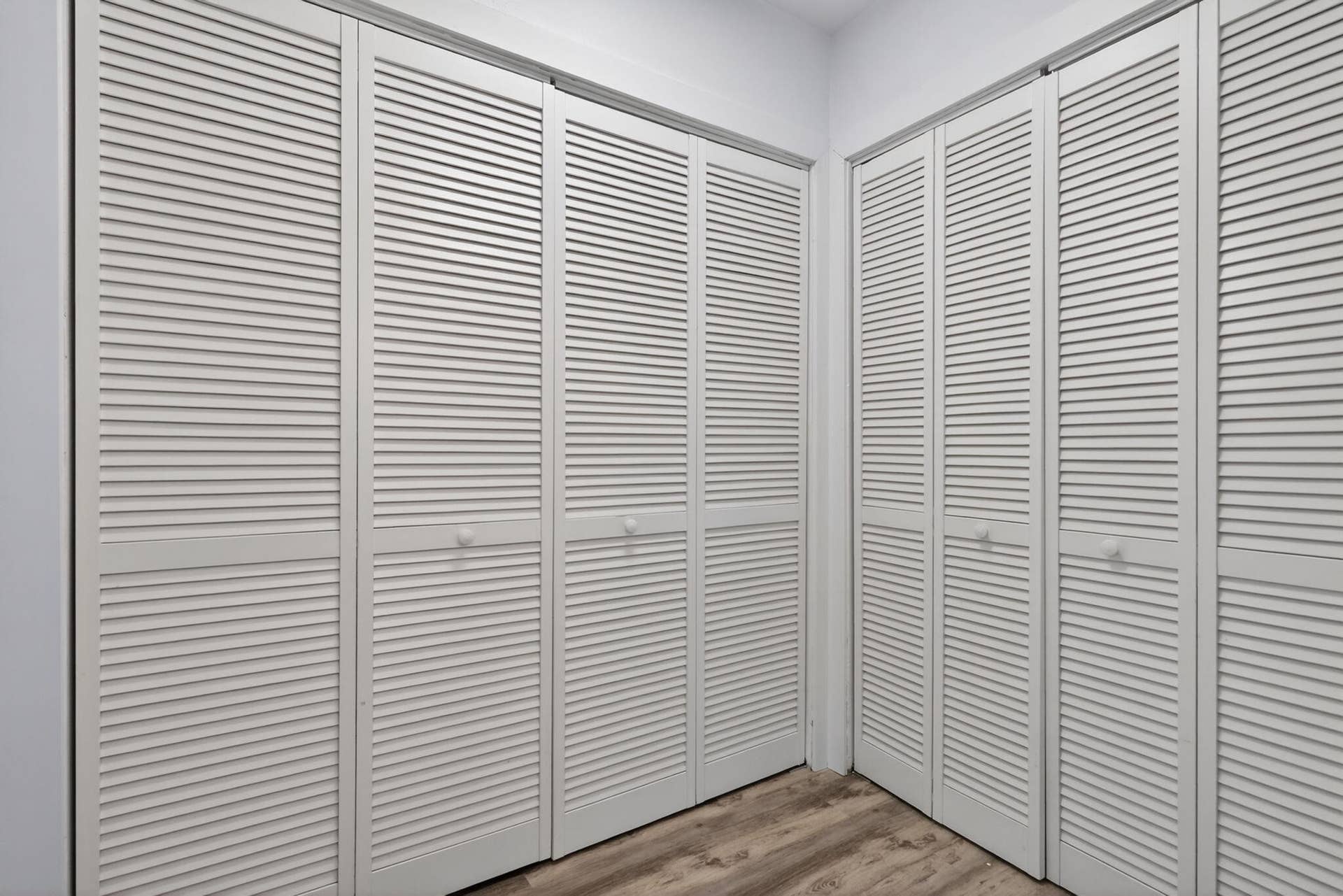 Primary closet