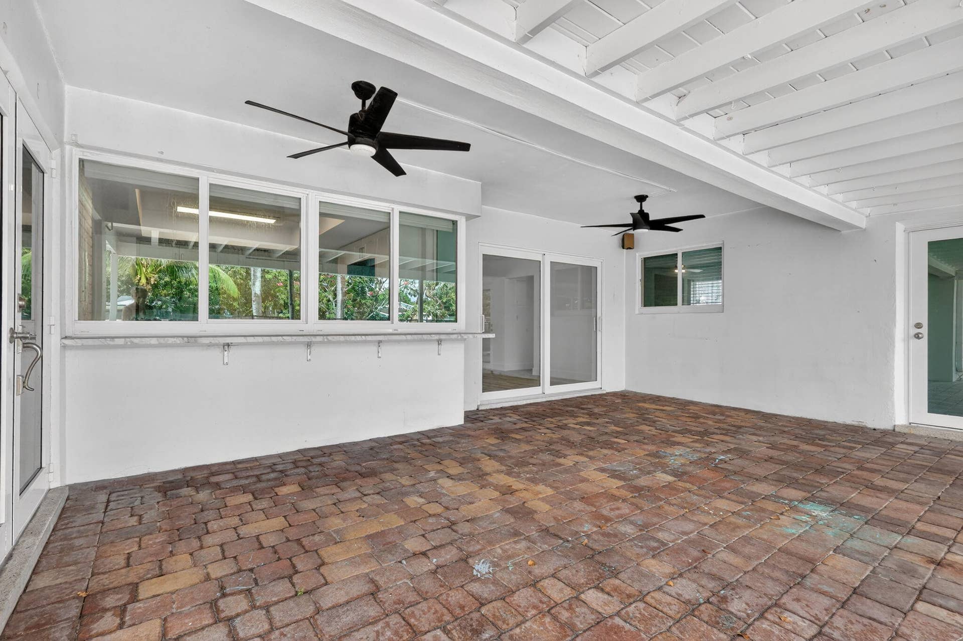 Covered patio