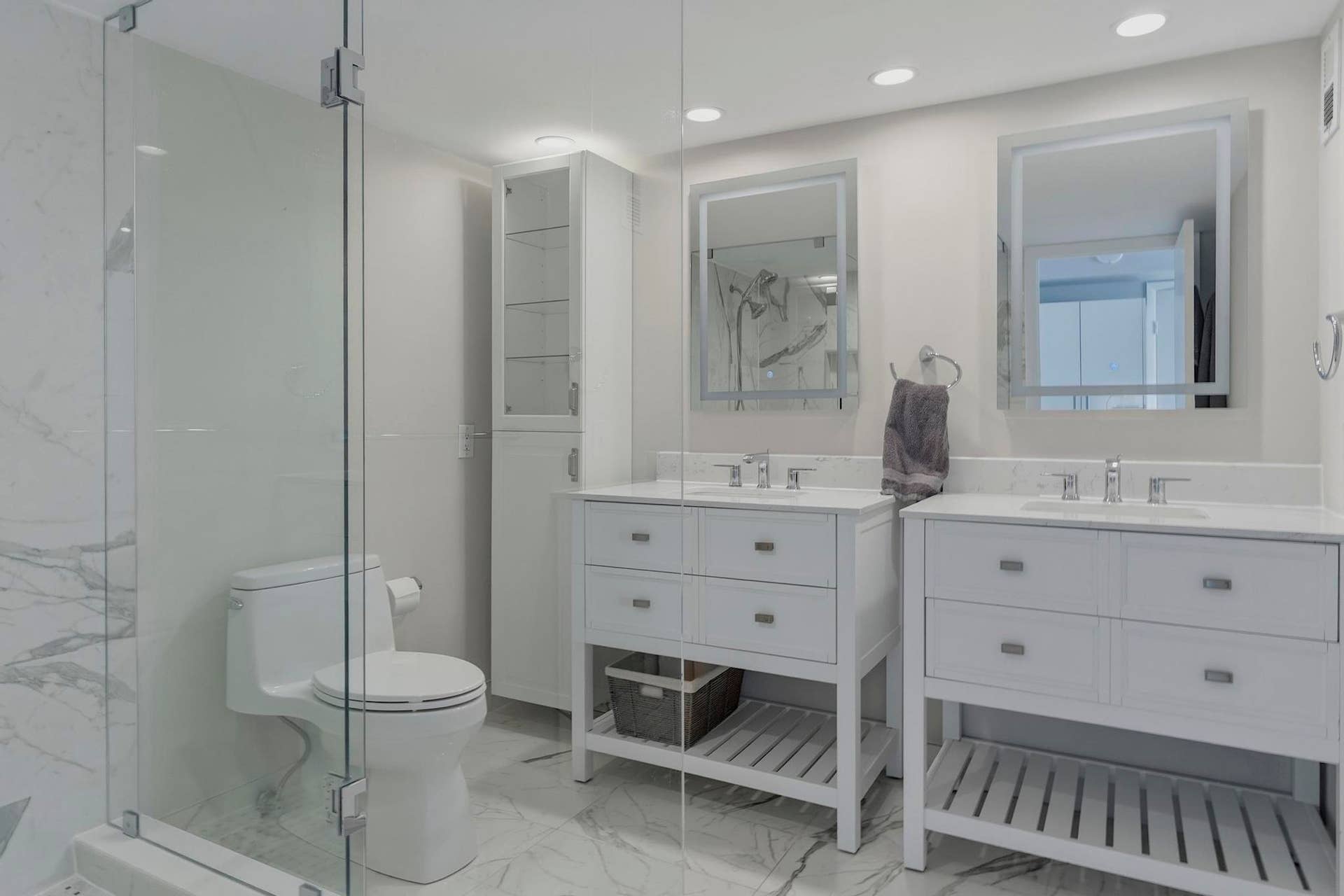 Master Bathroom Double Vanities