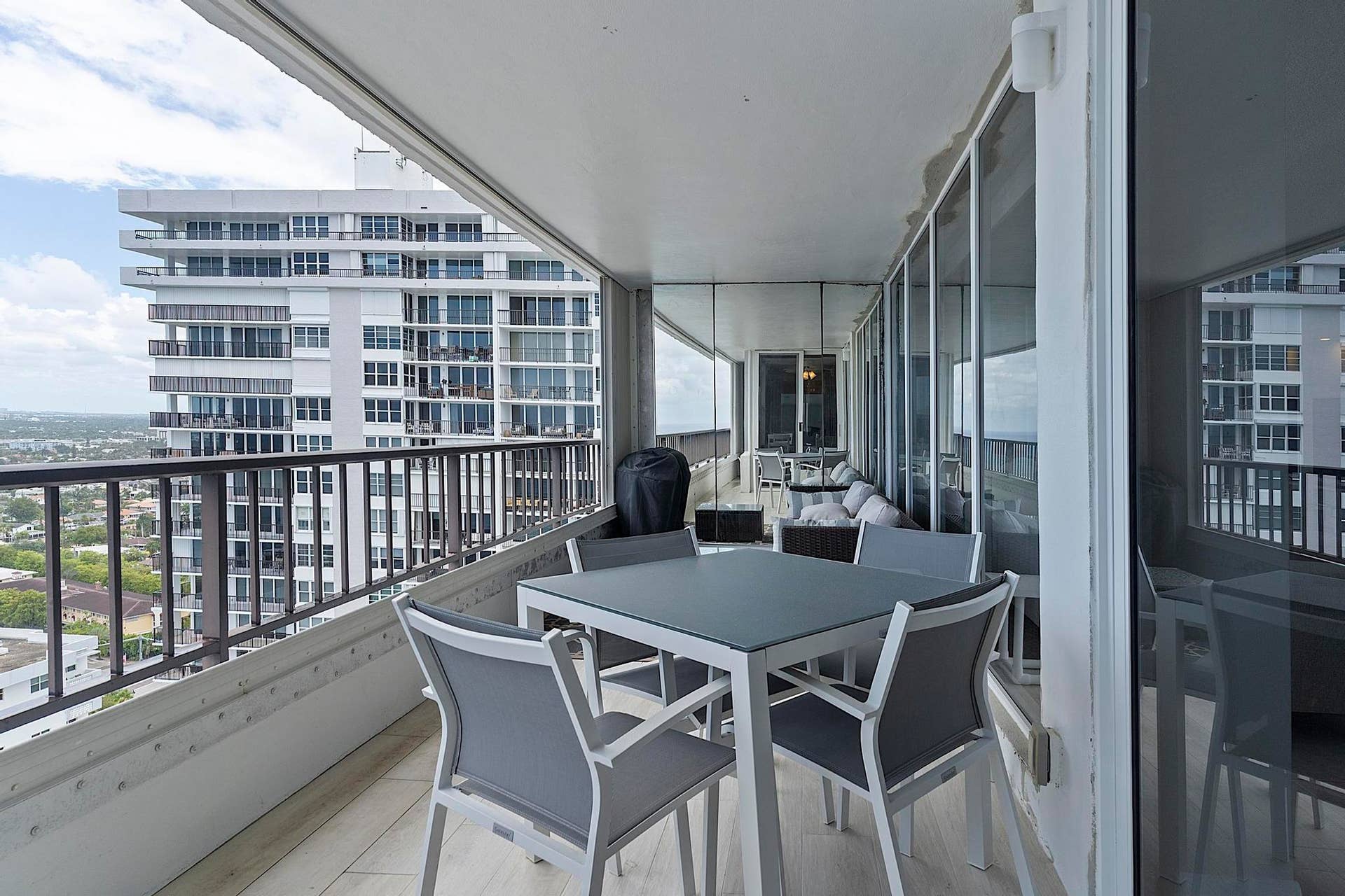 Mirrored Balcony northeast direction