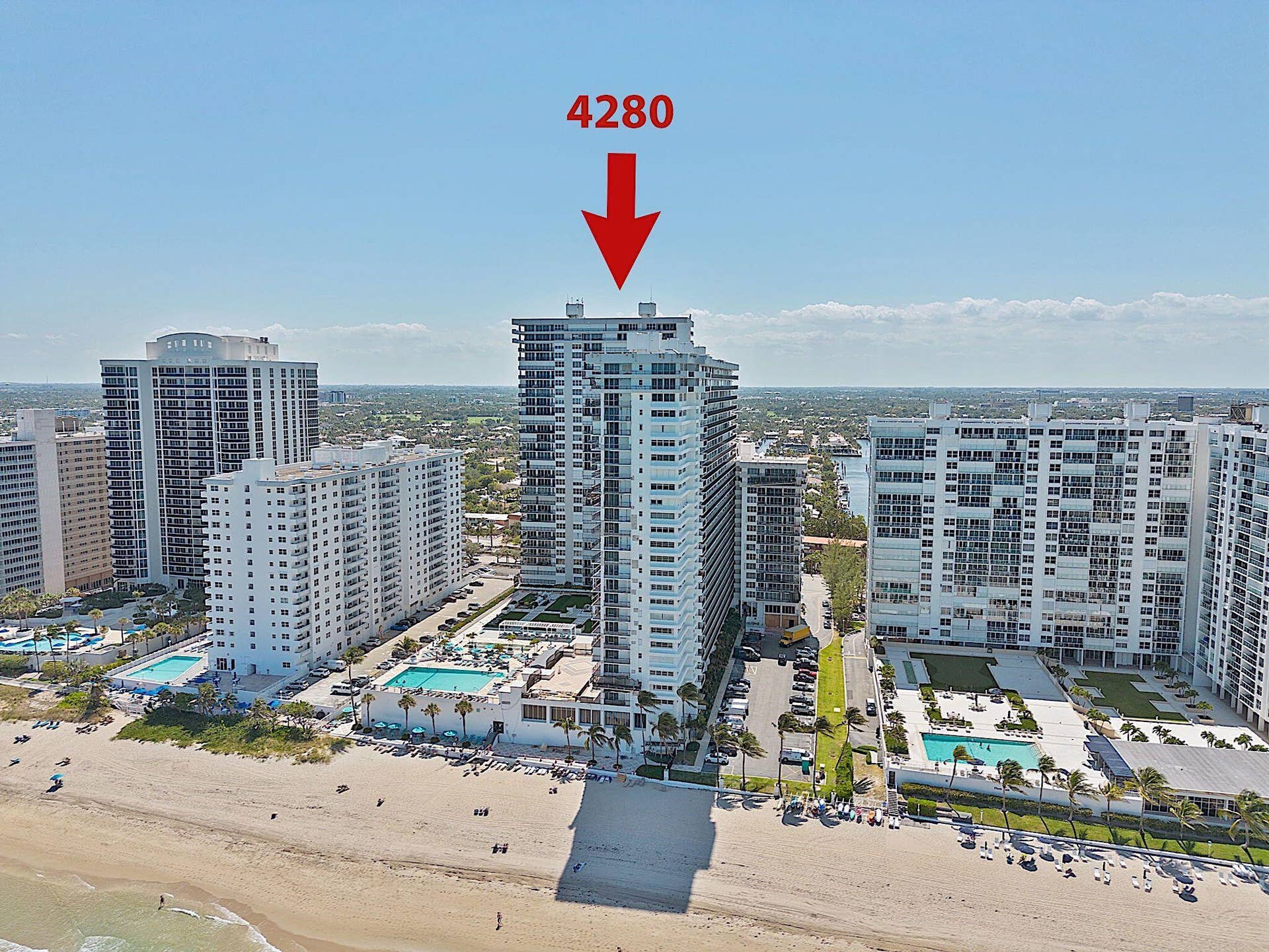 Plaza South Building Beach View