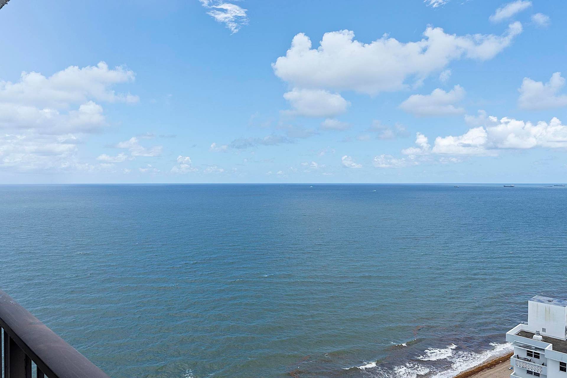 Expansive Southeast Ocean View from large balcony