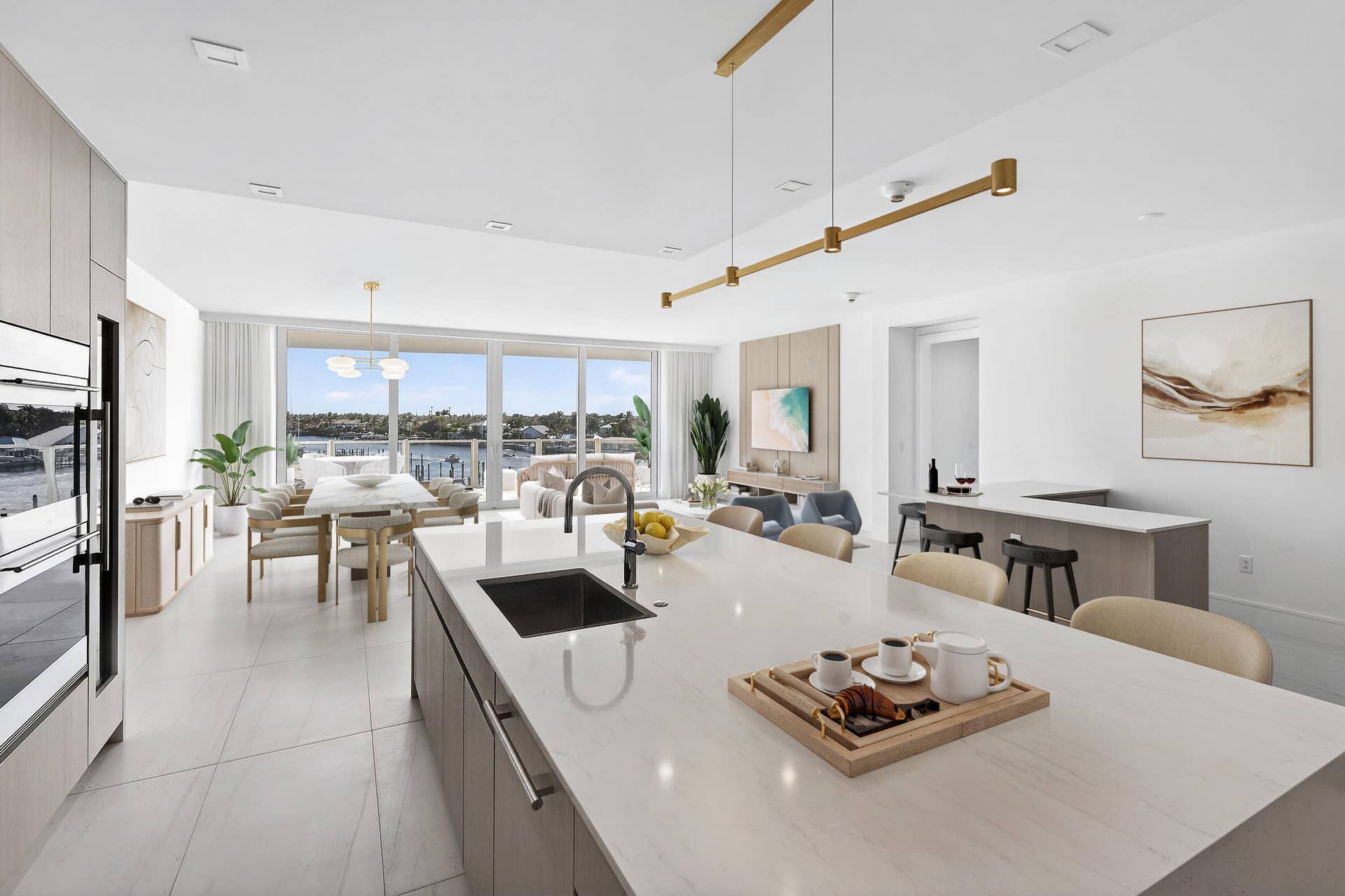 2200 Pga Boulevard, #515, Palm Beach Gardens, FL 33408 Virtually Staged Kitchen
