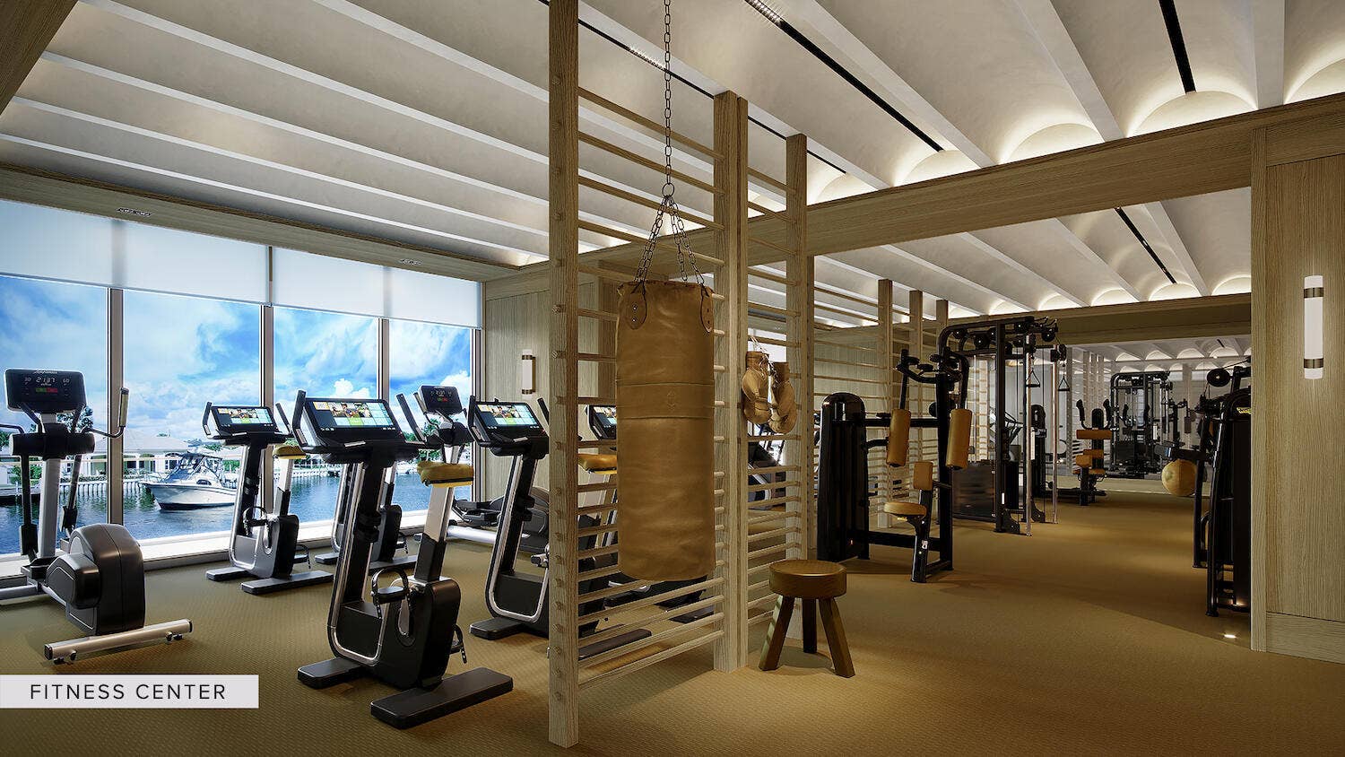 2200 Pga Boulevard, #515, Palm Beach Gardens, FL 33408 Fitness Center with state-of-the-art equipment.
