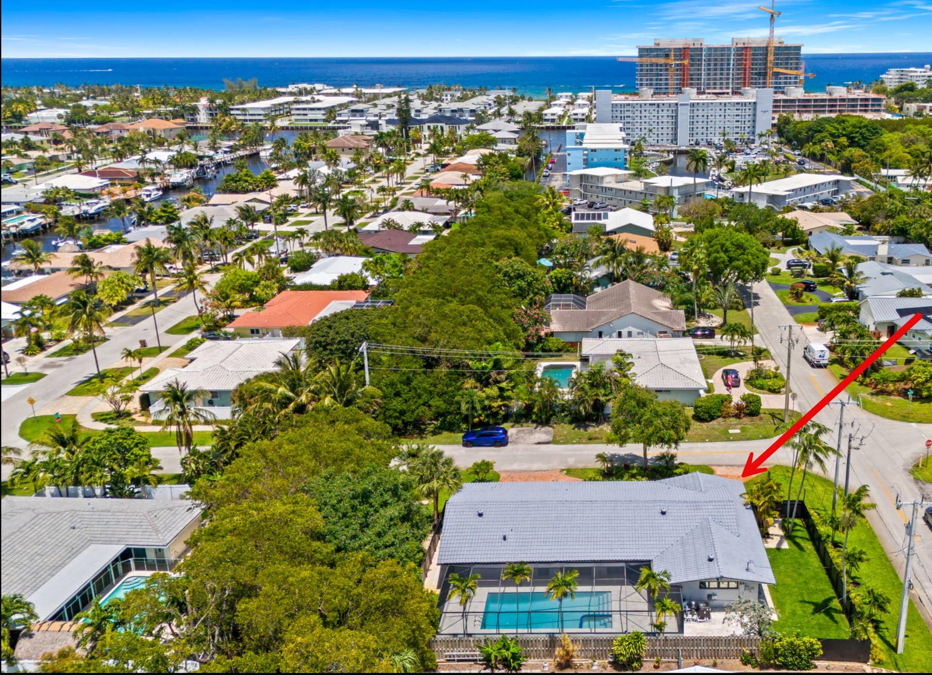 2811 NE 53rd Court, Lighthouse Point, FL 33064 Aerial 3