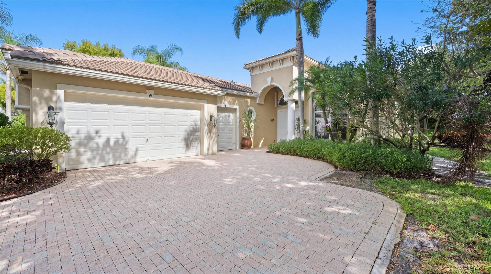 Two car plus golf cart garage