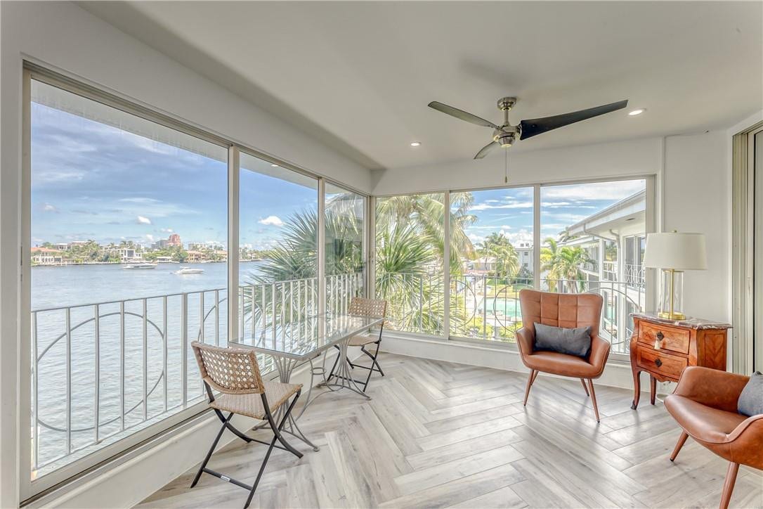 2717 Yacht Club Boulevard, #6e, Fort Lauderdale, Fort Lauderdale, FL 33304 enclosed patio facing NE