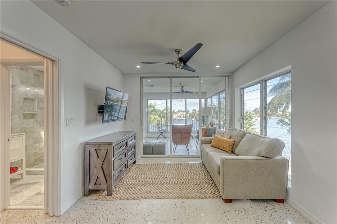 2717 Yacht Club Boulevard, #6e, Fort Lauderdale, Fort Lauderdale, FL 33304 2nd bedroom w/ exit to enclosed patio
