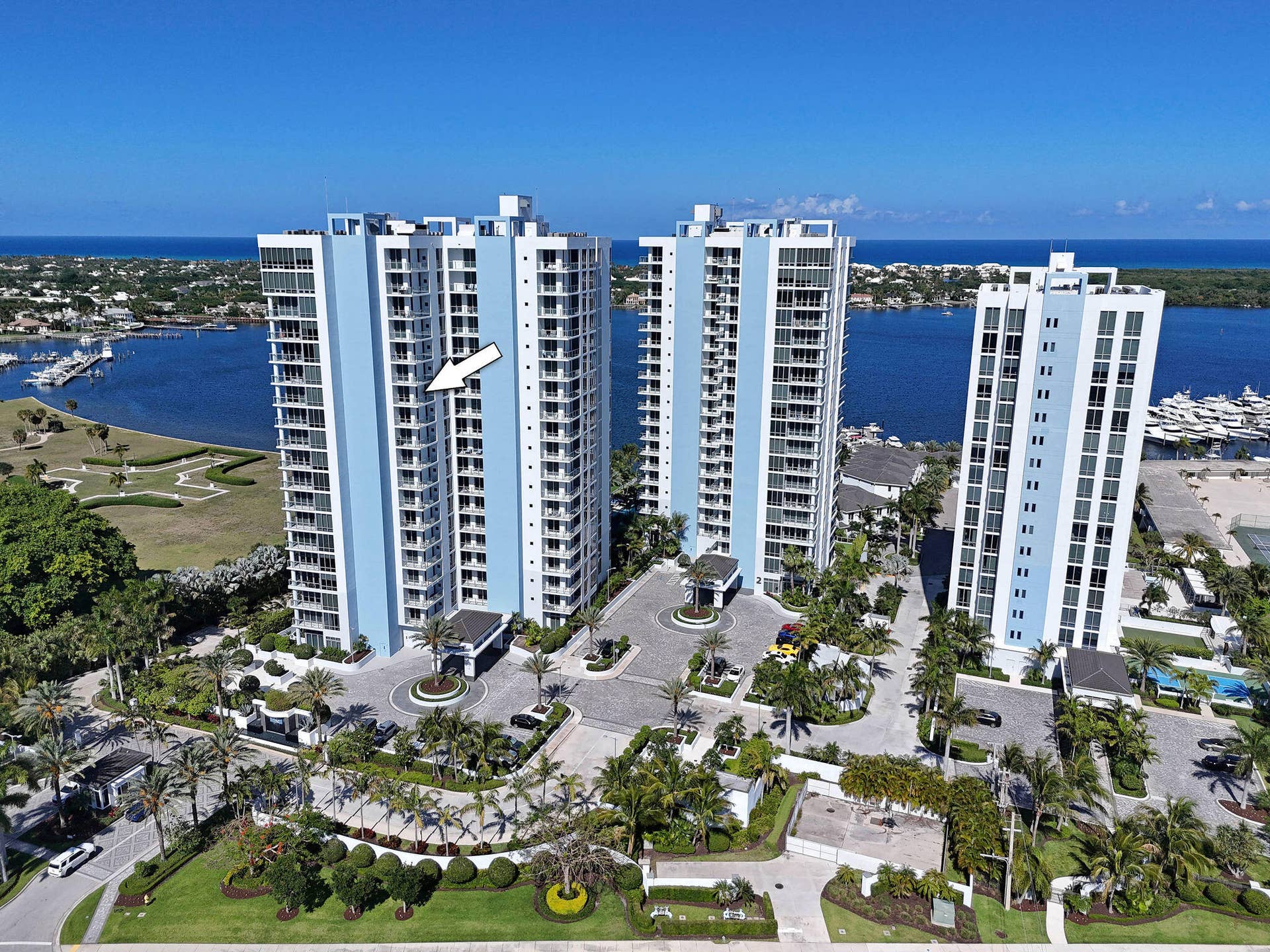 1 Water Club Way, #1602, North Palm Beach, FL 33408 WaterClub,Tower1,Unit1602Aerials(8)a