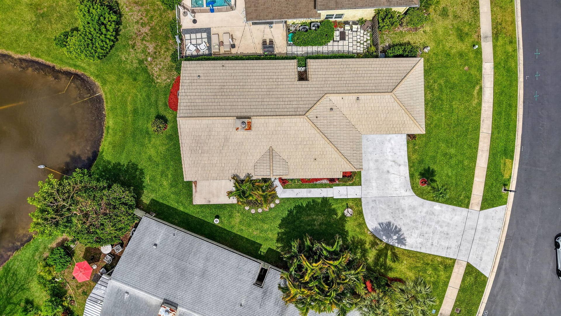 6413 Lansdowne Circle, Boynton Beach, FL 33472 Top Aerial