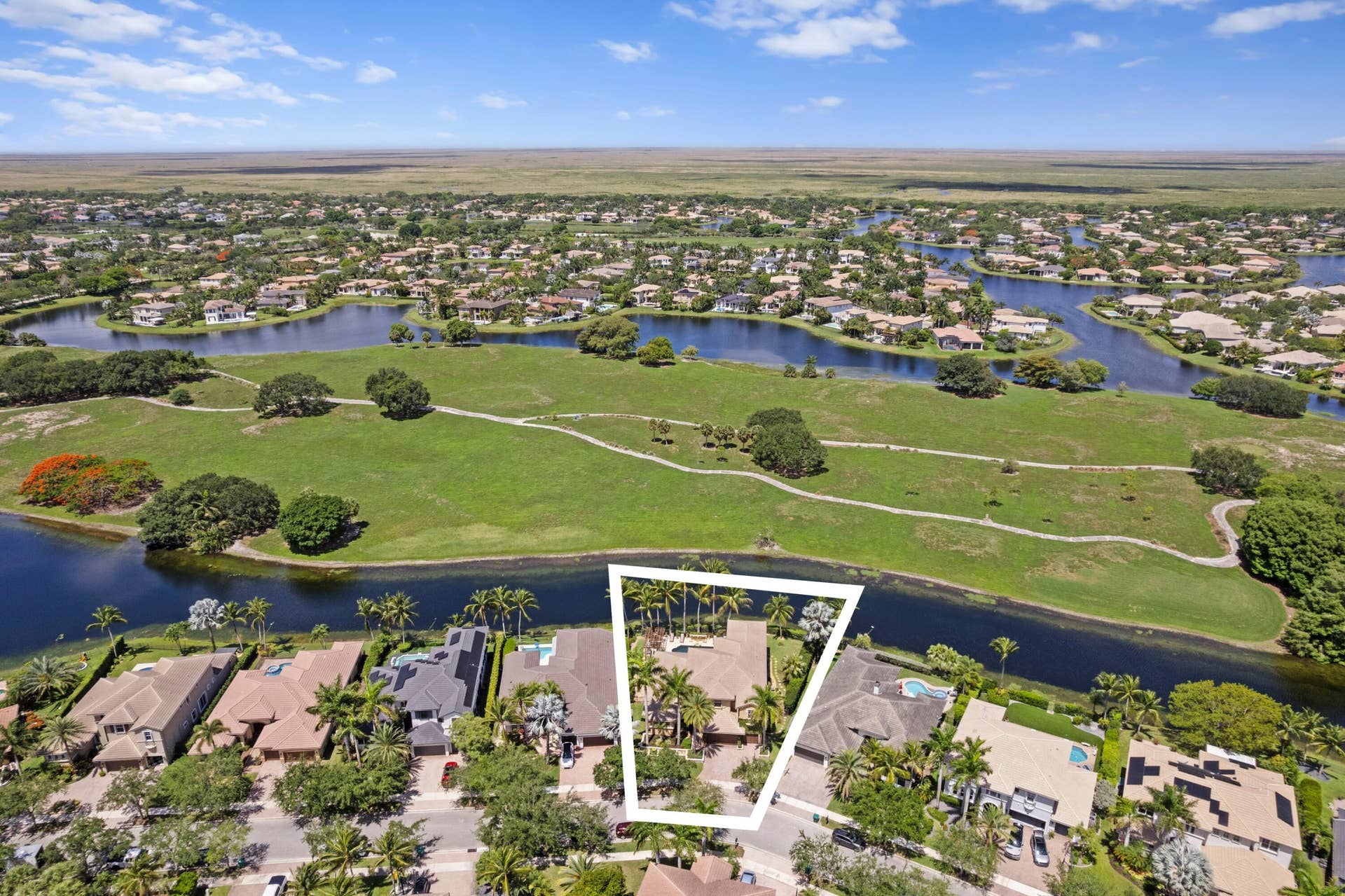 7489 NW 117th Lane, Parkland, FL 33076 Aerial View