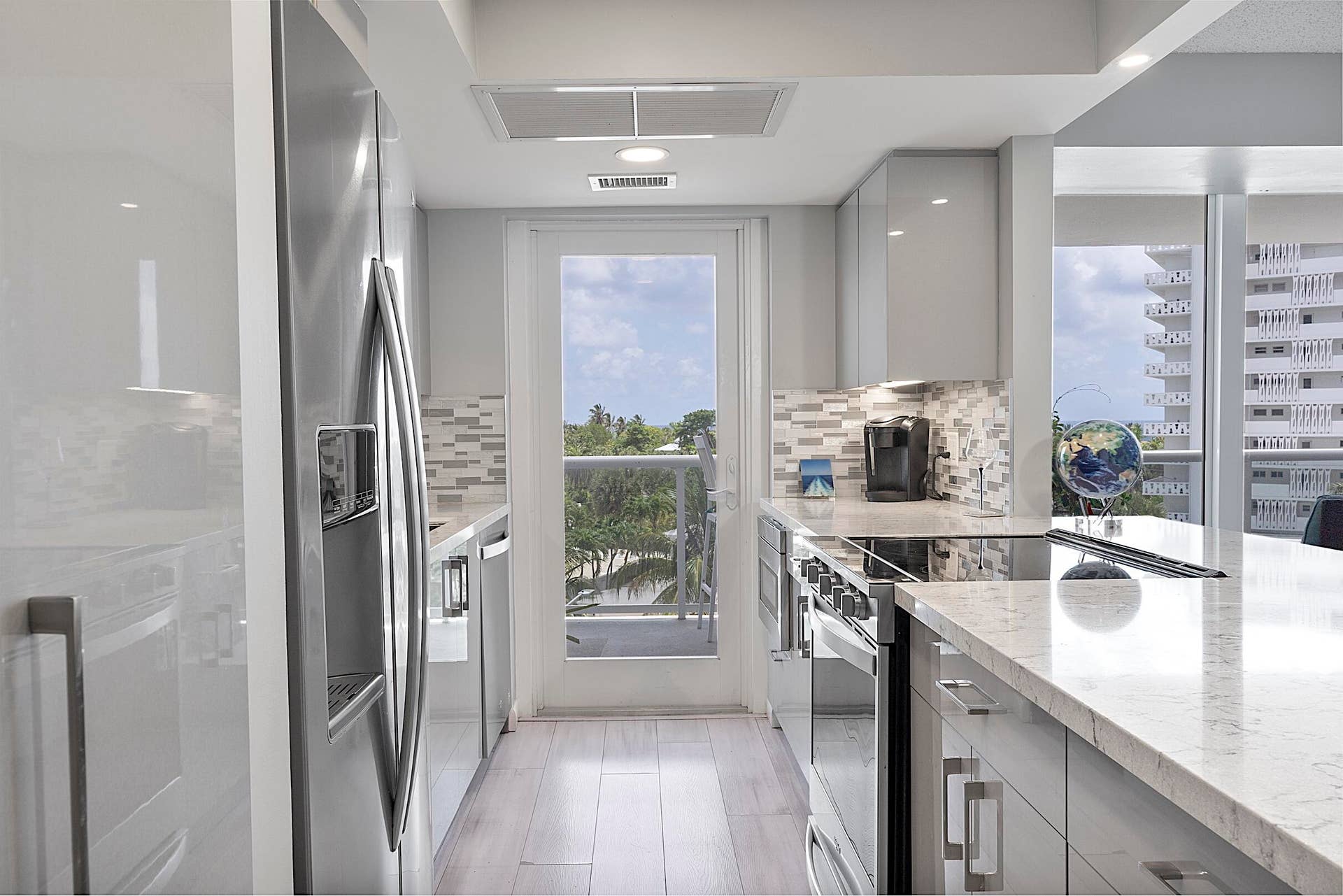2841 N Ocean Boulevard, #602, Fort Lauderdale, FL 33308 Renovated Galley Kitchen