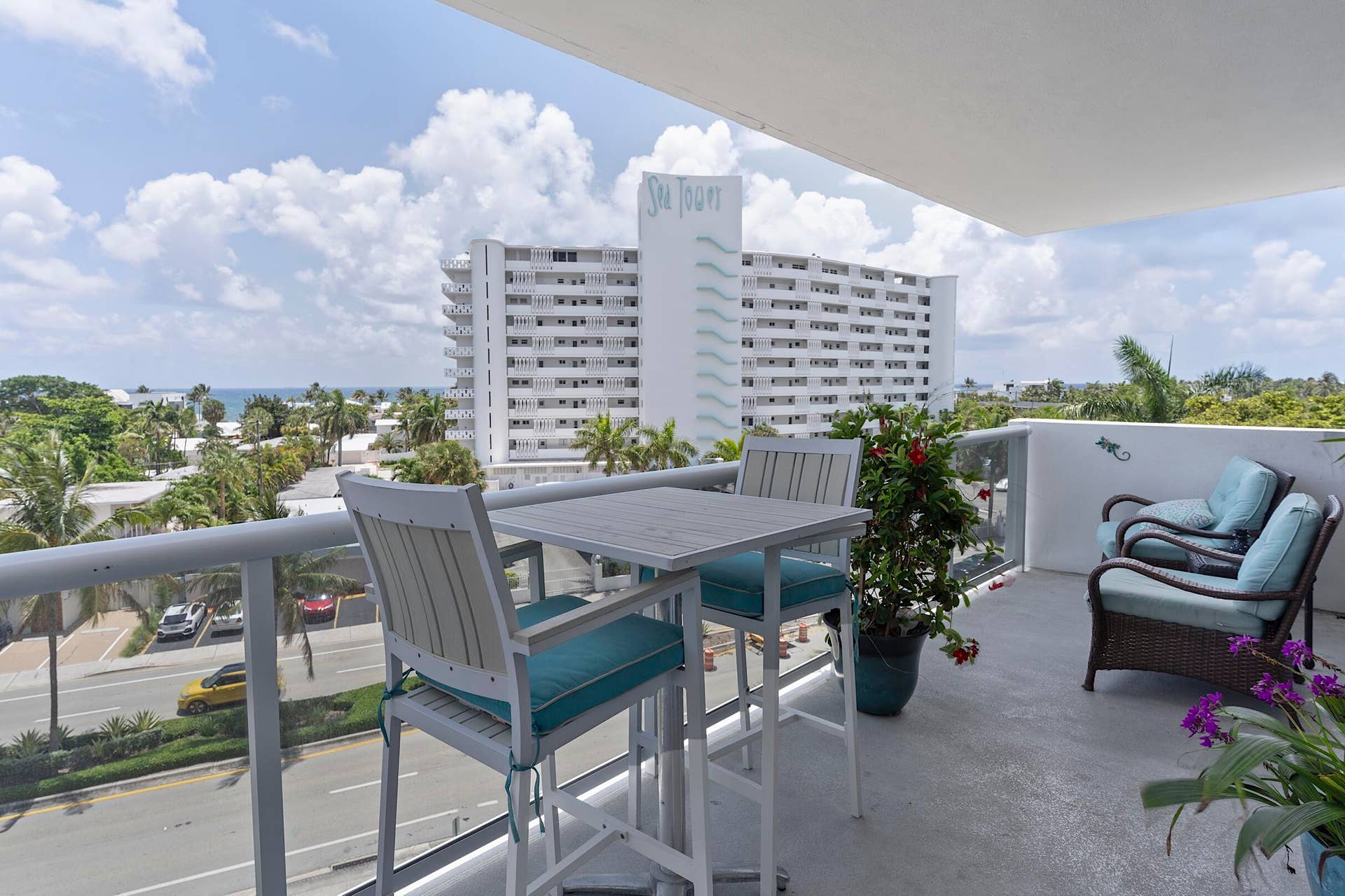 2841 N Ocean Boulevard, #602, Fort Lauderdale, FL 33308 Large Balcony