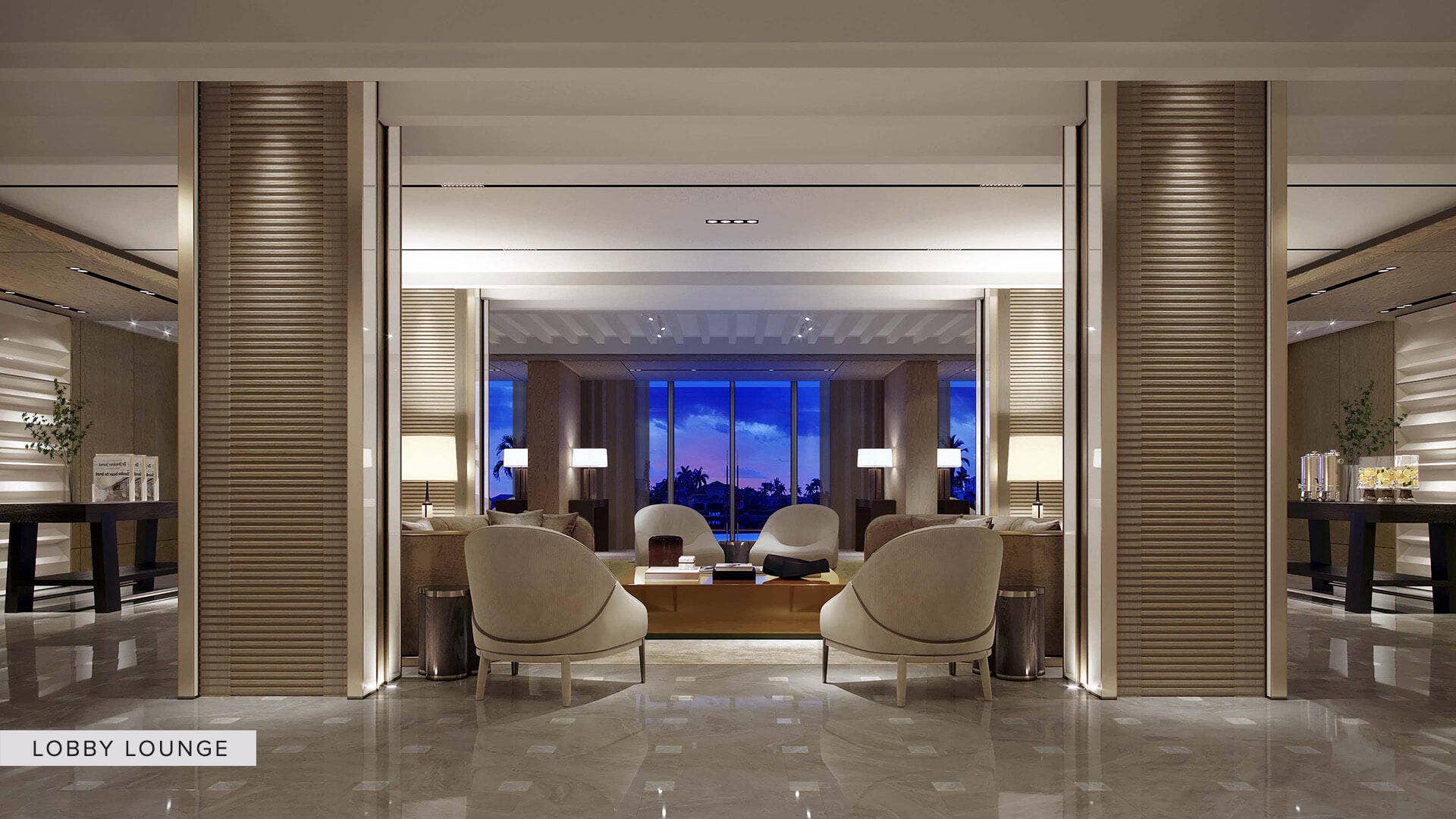 2200 Pga Boulevard, #713, Palm Beach Gardens, FL 33408 Lobby Lounge facing Intracoastal.
