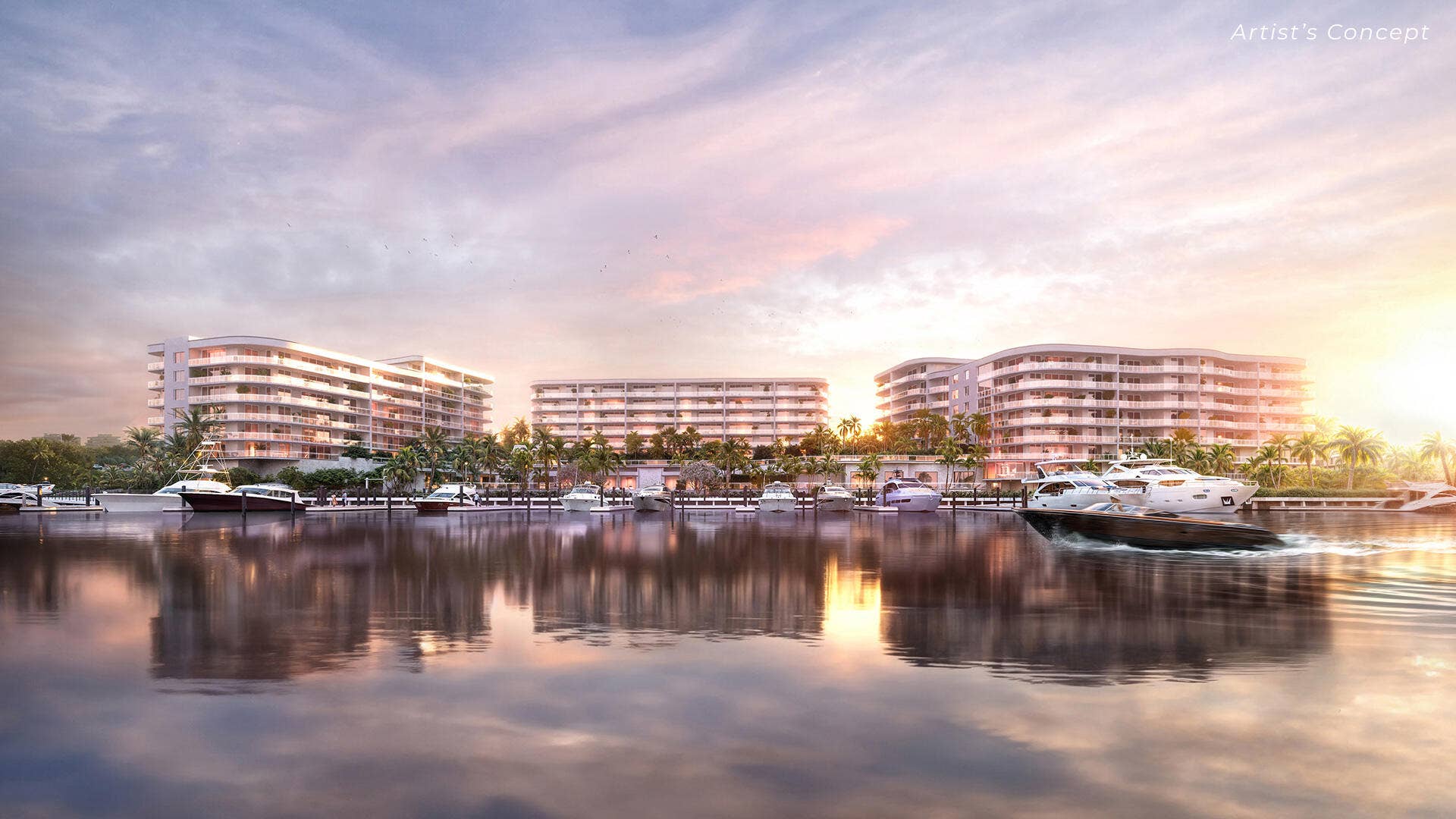 2200 Pga Boulevard, #713, Palm Beach Gardens, FL 33408 Aerial view from Intracoastal Waterway